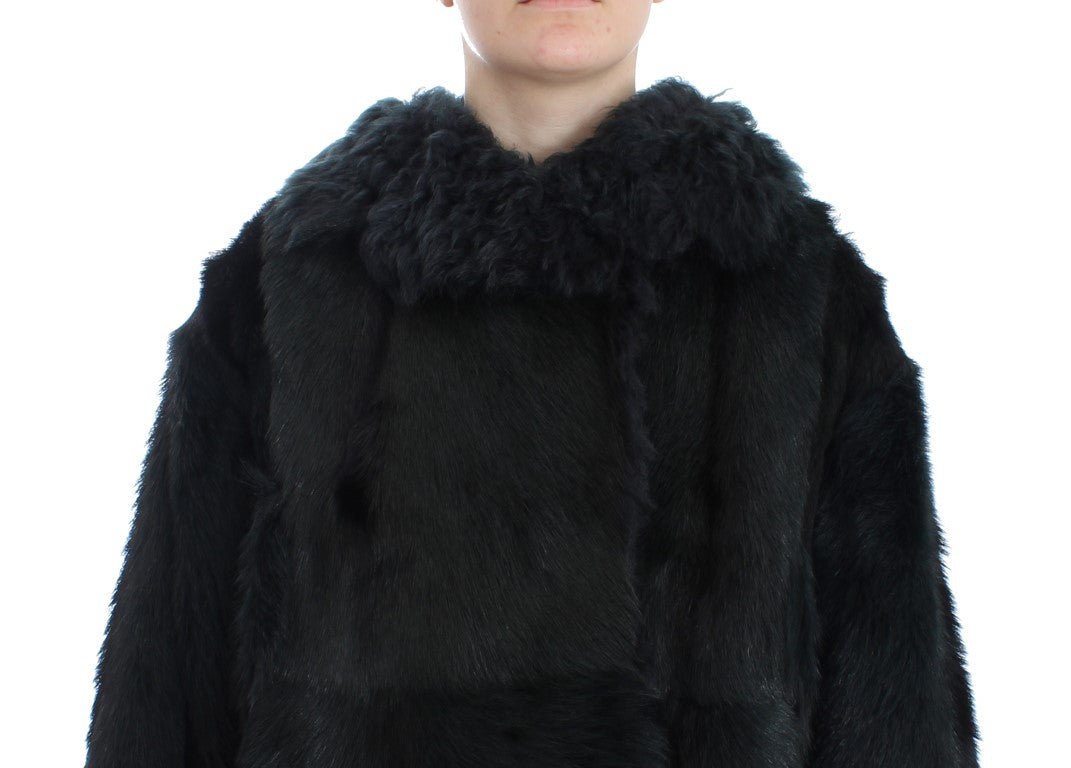 Dolce & Gabbana Exquisite Shearling Coat Jacket - Sandy Store ByNet