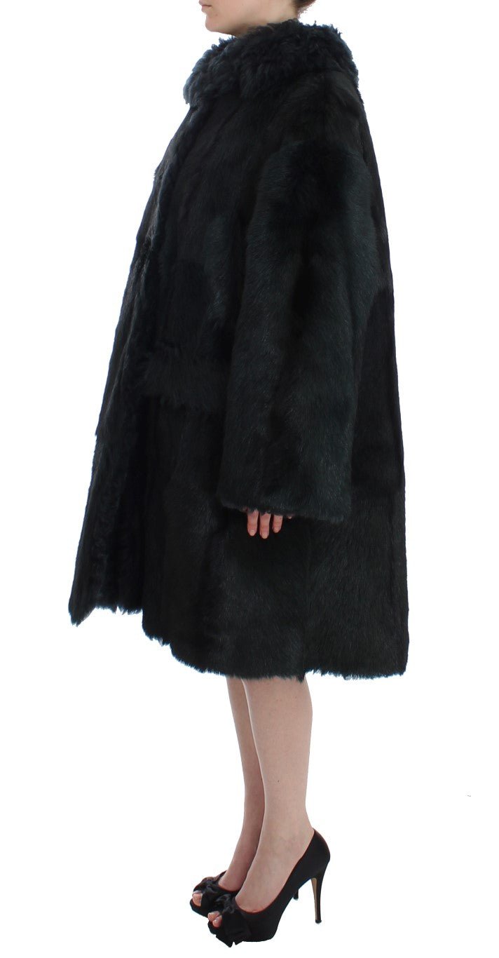 Dolce & Gabbana Exquisite Shearling Coat Jacket - Sandy Store ByNet