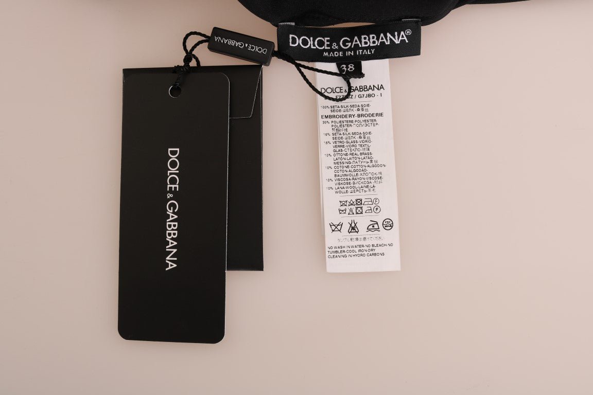 Dolce & Gabbana Fairy Tale Embroidered Silk Blouse - Sandy Store ByNet