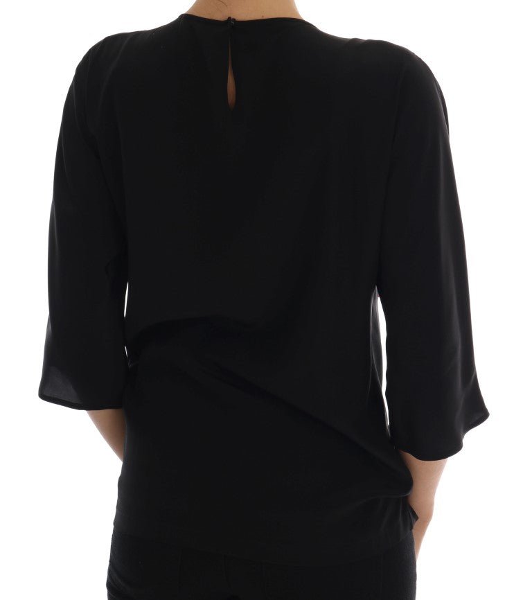 Dolce & Gabbana Fairy Tale Embroidered Silk Blouse - Sandy Store ByNet