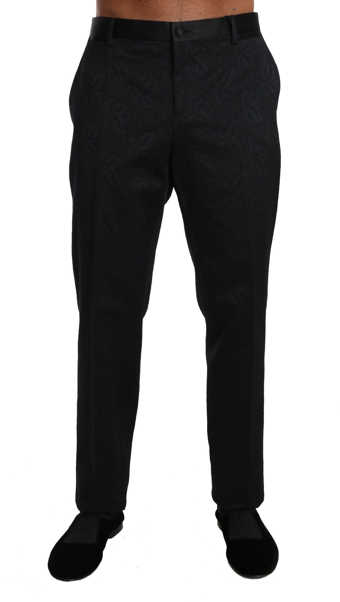 Dolce & Gabbana Floral Brocade Formal Trousers - Sandy Store ByNet