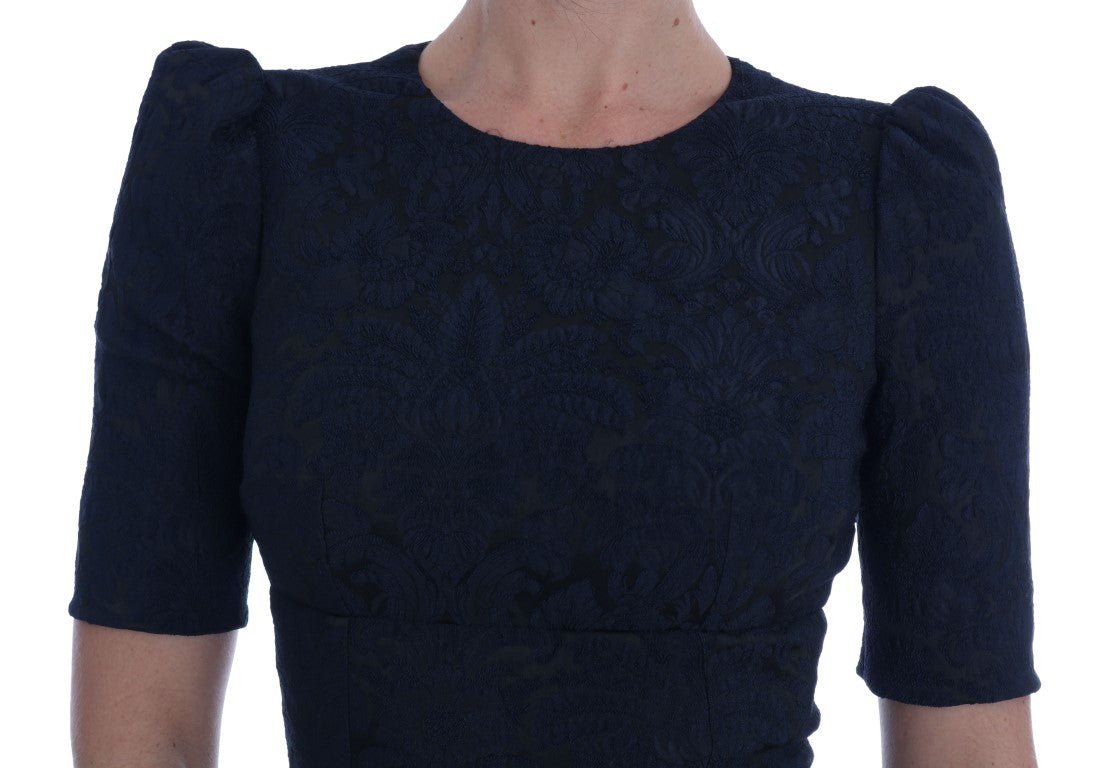 Dolce & Gabbana Floral Brocade Mini Flare Dress - Sandy Store ByNet