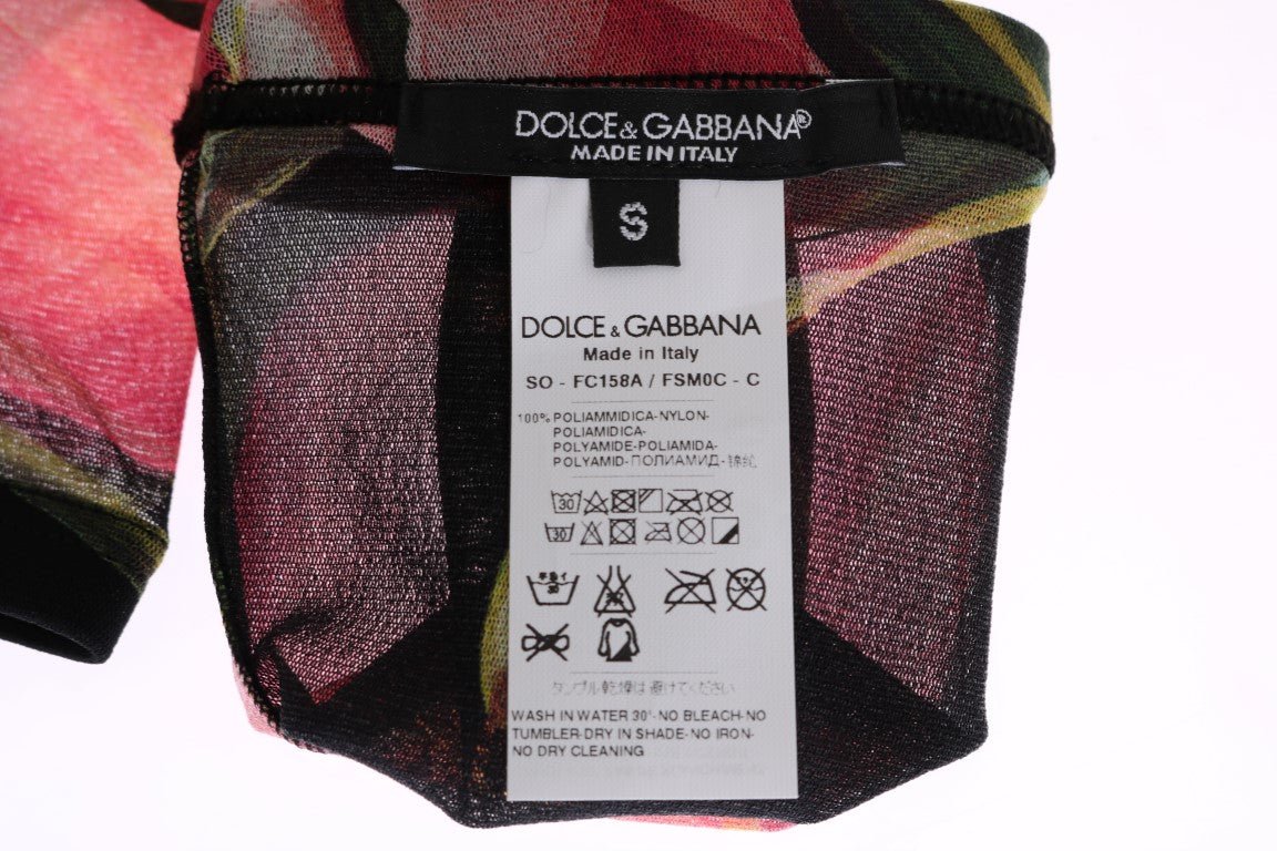 Dolce & Gabbana Floral Nylon Stretch Stockings - Sandy Store ByNet
