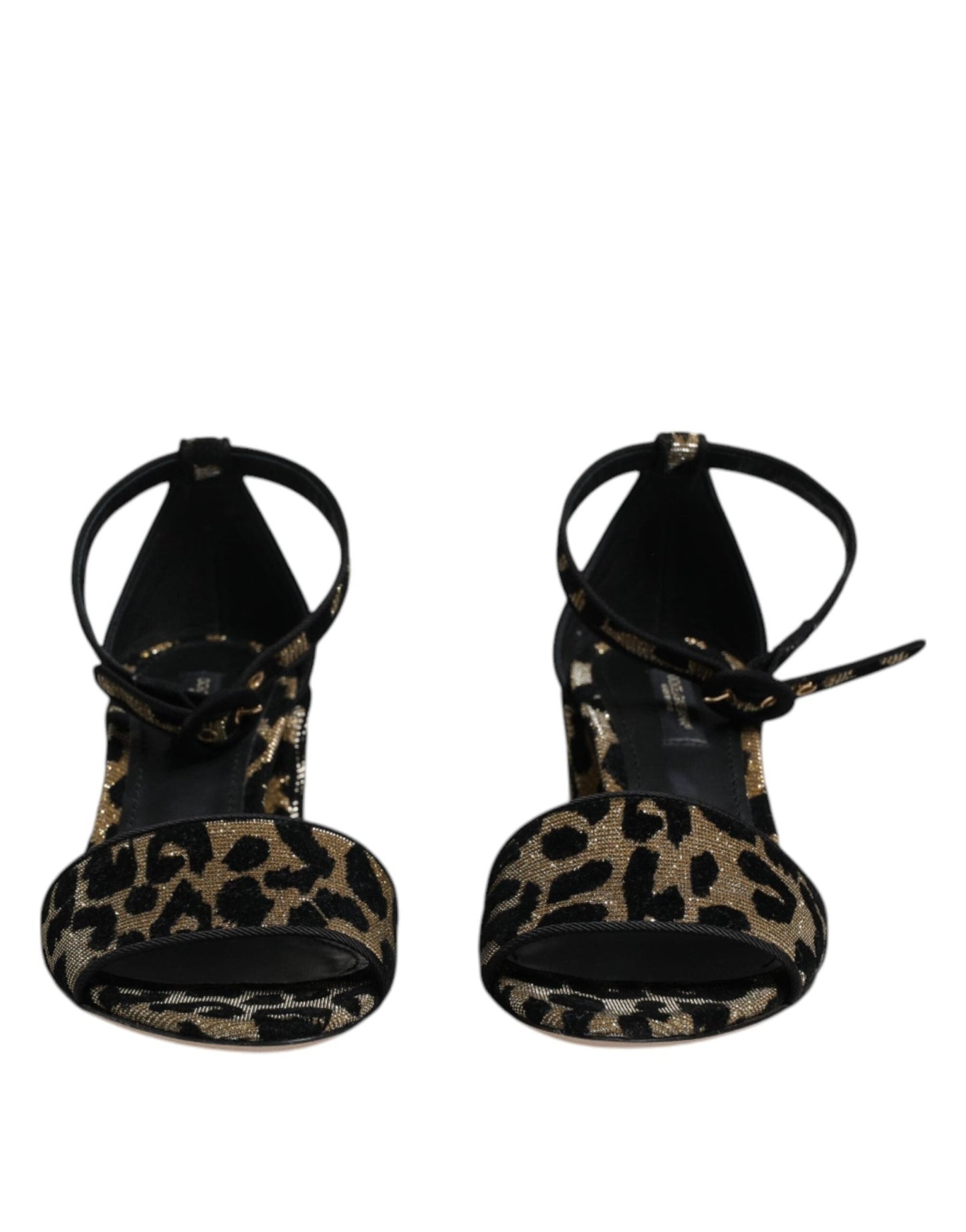Dolce & Gabbana Gold Leopard Ankle Strap Heels Sandals Shoes – EU36.5/US6 par Dolce & Gabbana | Disponible sur Sandy Store ByNet