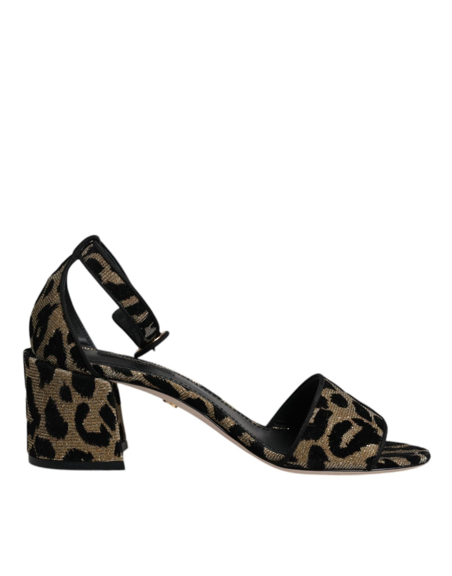 Dolce & Gabbana Gold Leopard Ankle Strap Heels Sandals Shoes – EU36.5/US6 par Dolce & Gabbana | Disponible sur Sandy Store ByNet