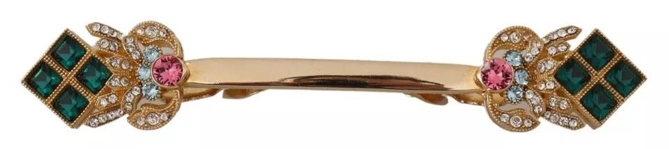 Dolce & Gabbana Gold Plated 925 Sterling Silver Crystal Collar Stop Brooch – par Dolce & Gabbana | Disponible sur Sandy Store ByNet