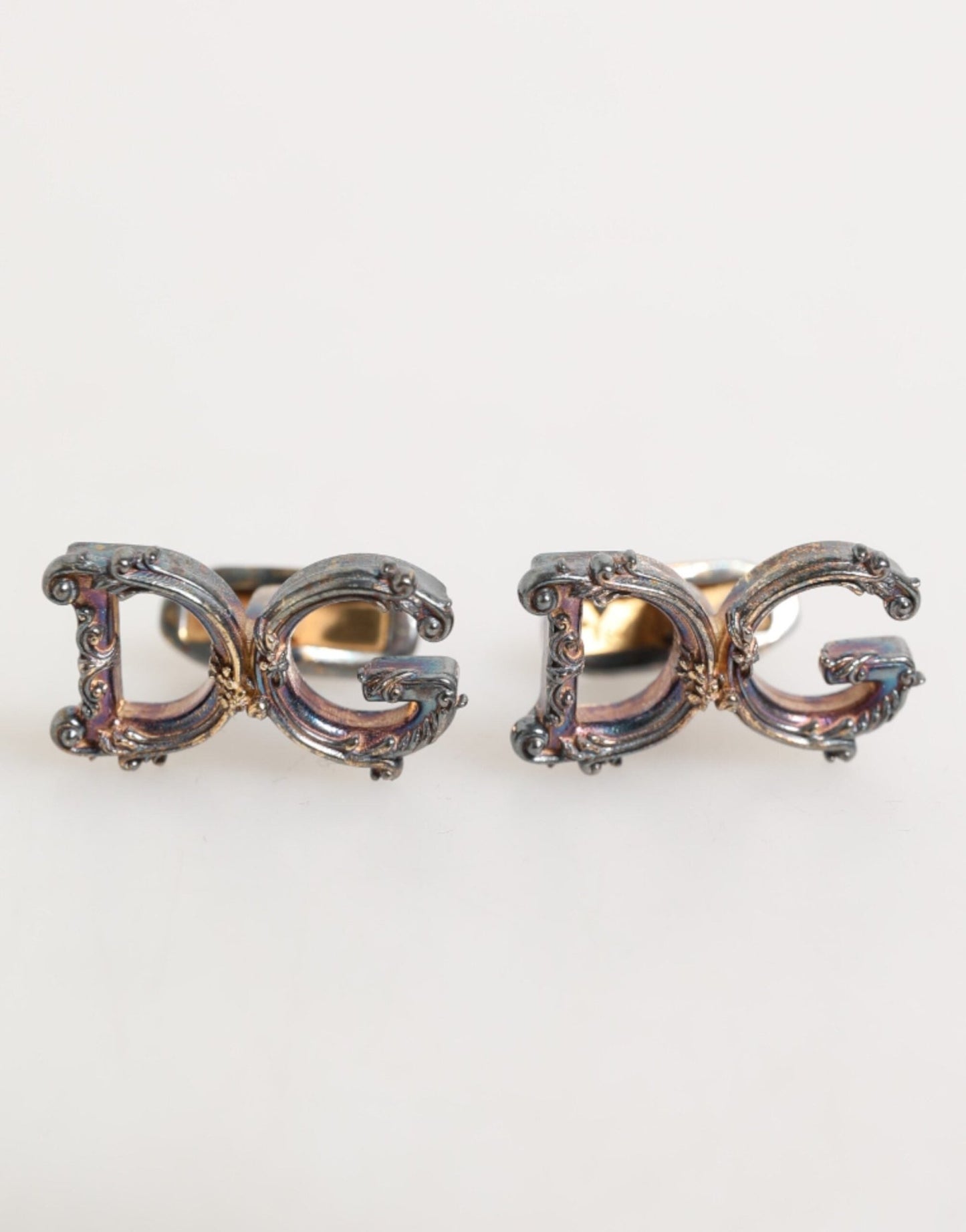 Dolce & Gabbana Gold Tone 925 Sterling Silver DG Logo Accessory Cufflink – par Dolce & Gabbana | Disponible sur Sandy Store ByNet