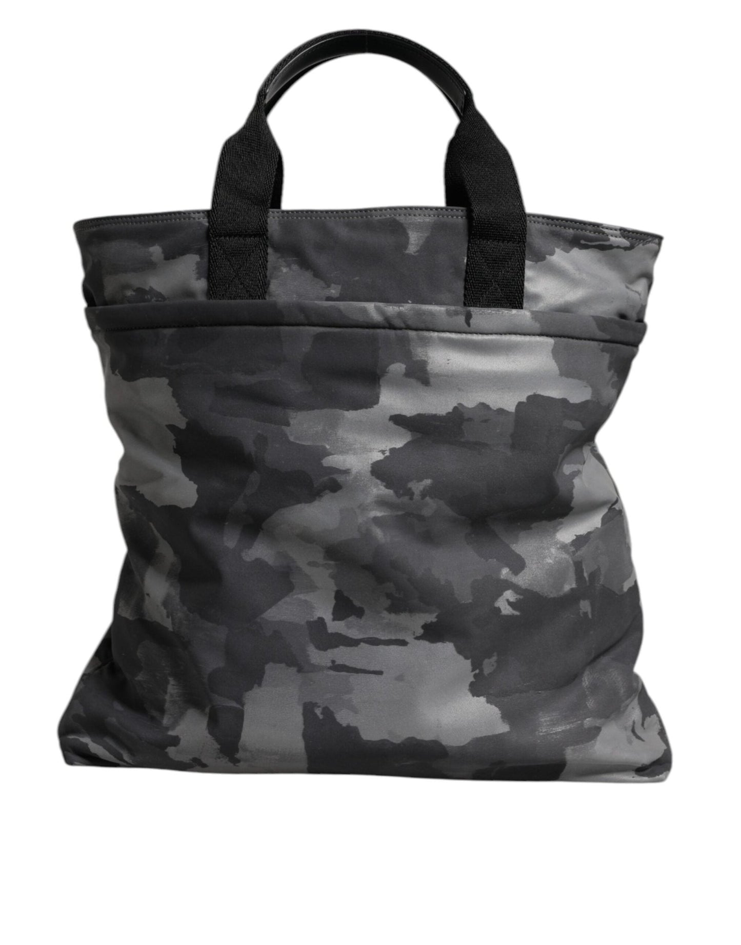 Dolce & Gabbana Gray Camo Cotton Multiple Compartments Tote Bag - Sandy Store ByNet