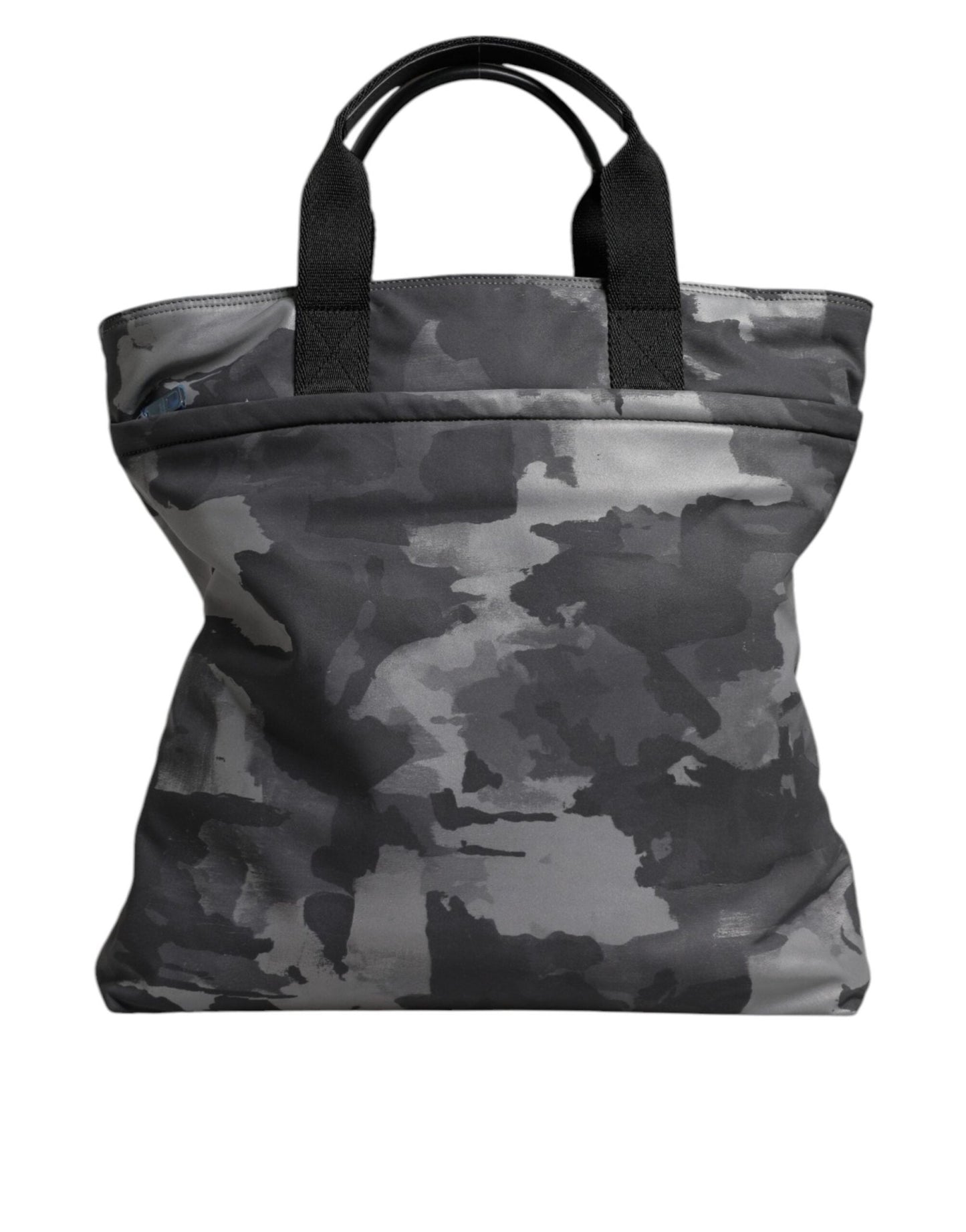 Dolce & Gabbana Gray Camo Cotton Multiple Compartments Tote Bag - Sandy Store ByNet
