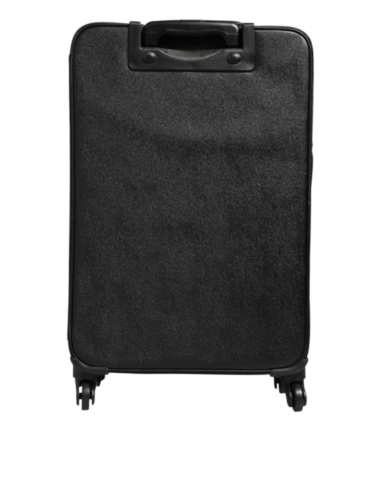 Dolce & Gabbana Gray Leather Logo Plaque Trolley Travel Wheel Men Suitcase Bag – par Dolce & Gabbana | Disponible sur Sandy Store ByNet