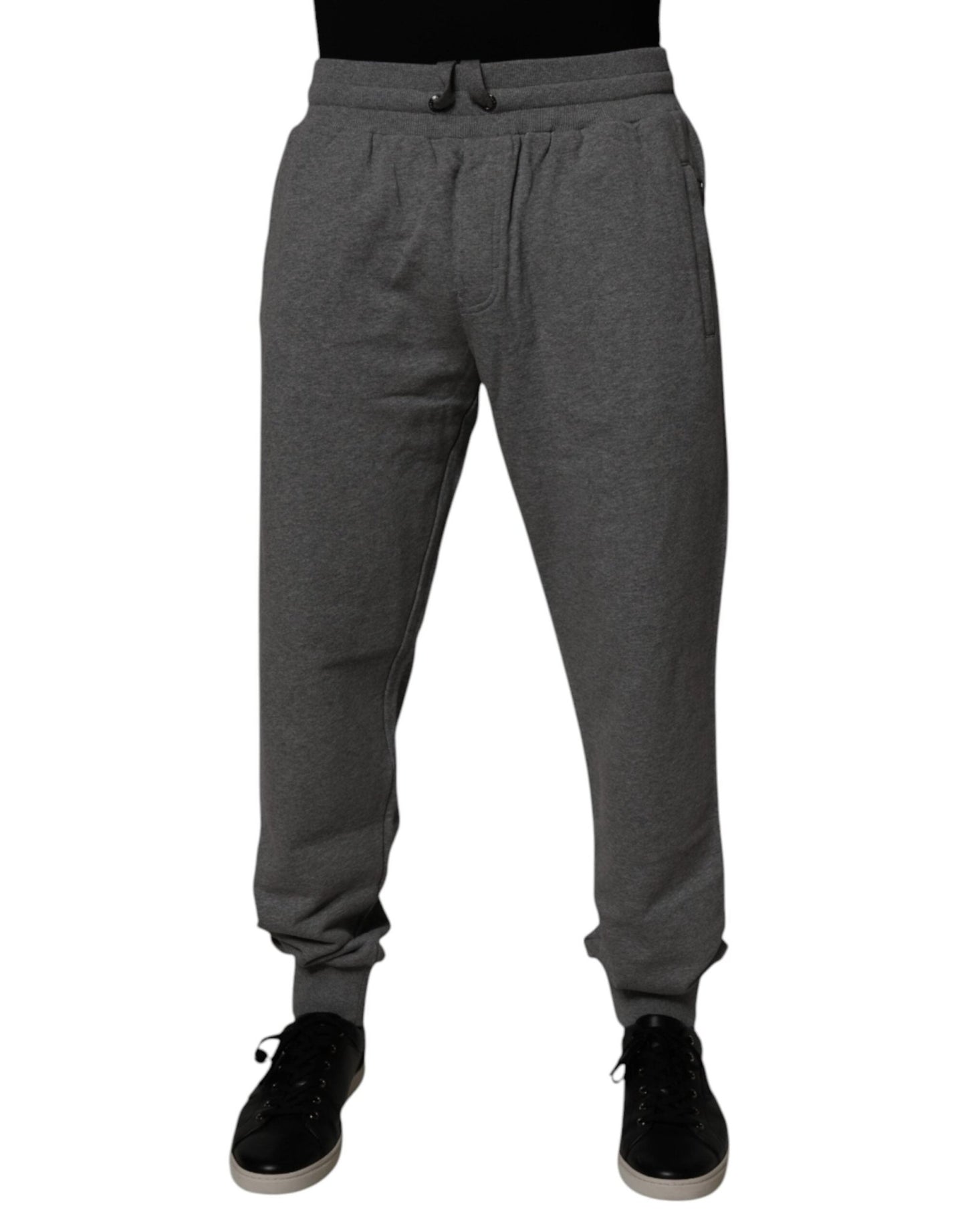 Dolce & Gabbana Gray Logo Cotton Jogger Men Sweatpants Pants – IT54 | XL par Dolce & Gabbana | Disponible sur Sandy Store ByNet