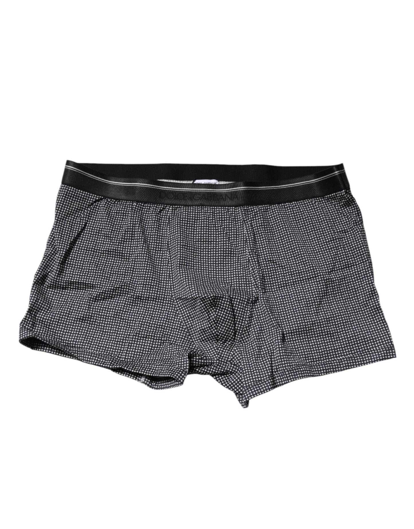 Dolce & Gabbana Gray Printed Cotton Boxer Short Underwear – IT7 | XL par Dolce & Gabbana | Disponible sur Sandy Store ByNet
