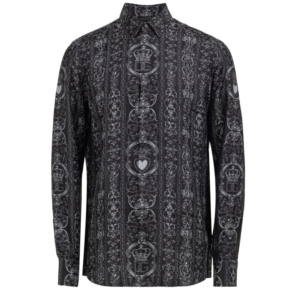 Dolce & Gabbana Gray Silk Shirt - Sandy Store ByNet