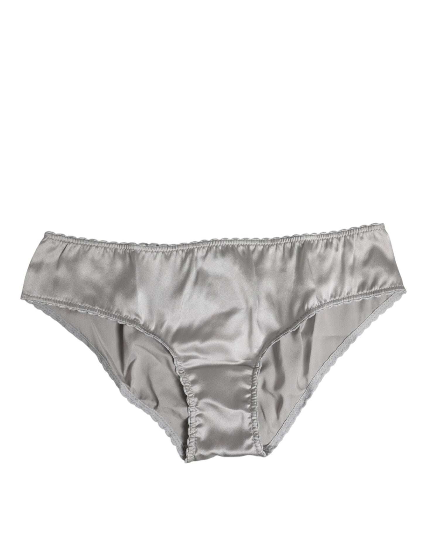 Dolce & Gabbana Gray Silk Stretch Bottom Low Waist Panty Underwear – IT2 | S par Dolce & Gabbana | Disponible sur Sandy Store ByNet
