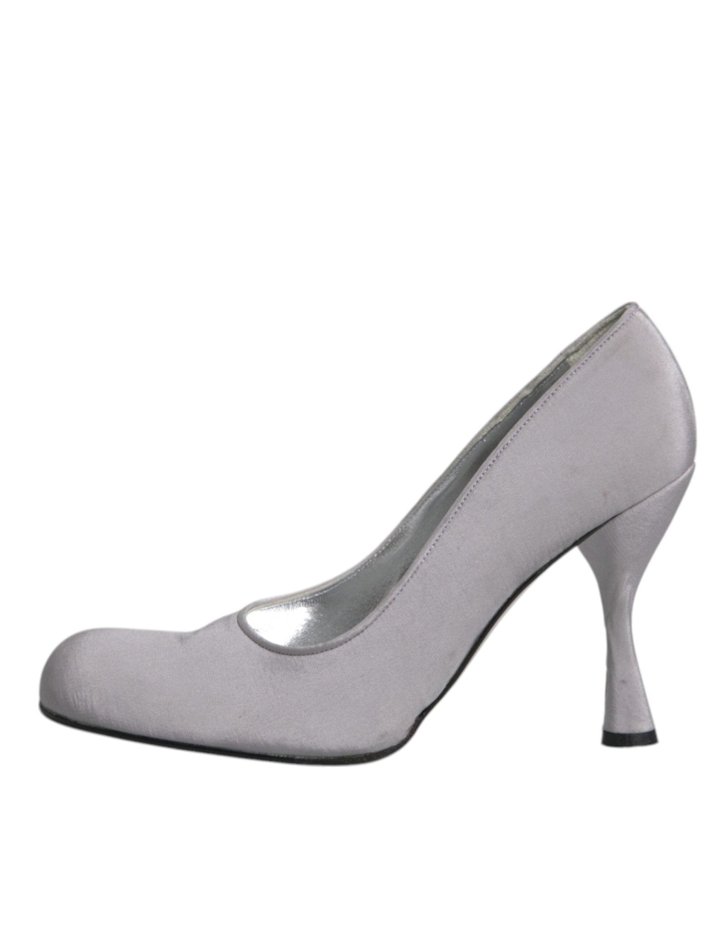 Dolce & Gabbana Gray Suede Leather High Heel Pumps Shoes - Sandy Store ByNet