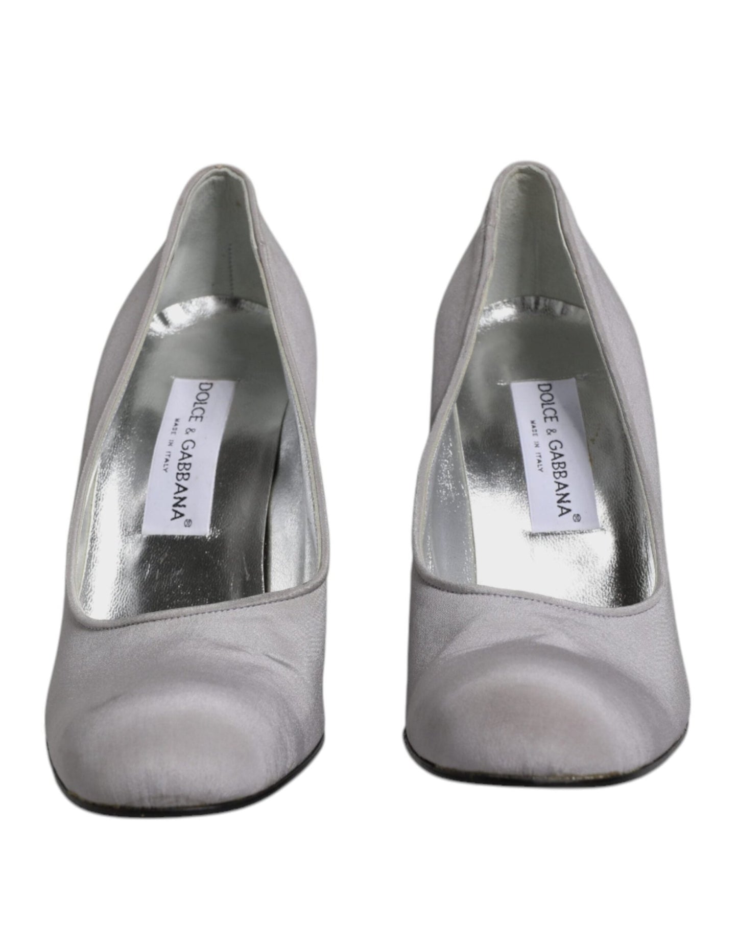 Dolce & Gabbana Gray Suede Leather High Heel Pumps Shoes - Sandy Store ByNet