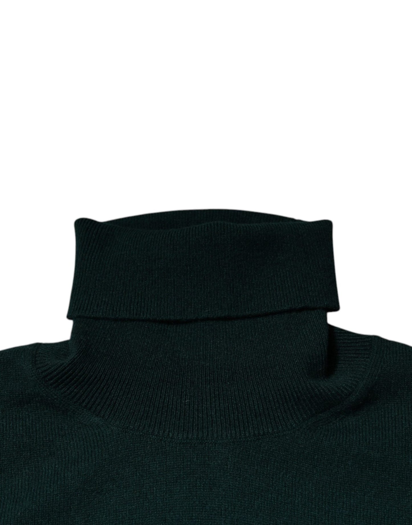 Dolce & Gabbana Green Cashmere Turtleneck Men Pullover Sweater - Sandy Store ByNet