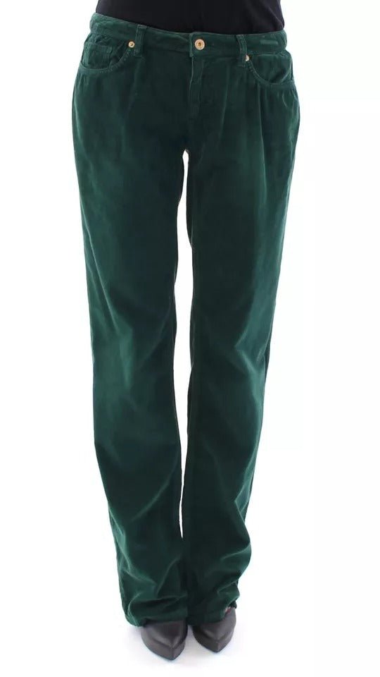 Dolce & Gabbana Green Cotton Corduroys SLIMMY Fit D&G Pants – W24 par Dolce & Gabbana | Disponible sur Sandy Store ByNet