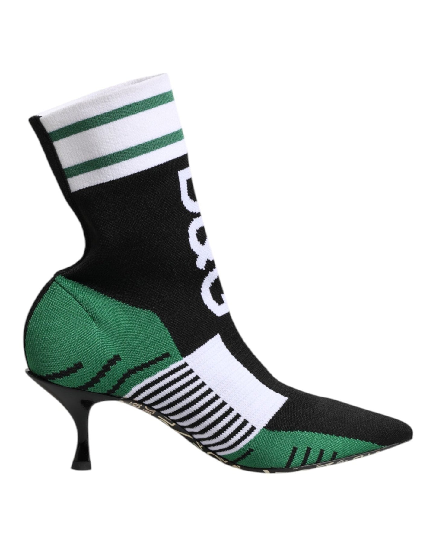 Dolce & Gabbana Green Stretch Sock Style Ankle Boots Shoes – EU38/US7.5 par Dolce & Gabbana | Disponible sur Sandy Store ByNet