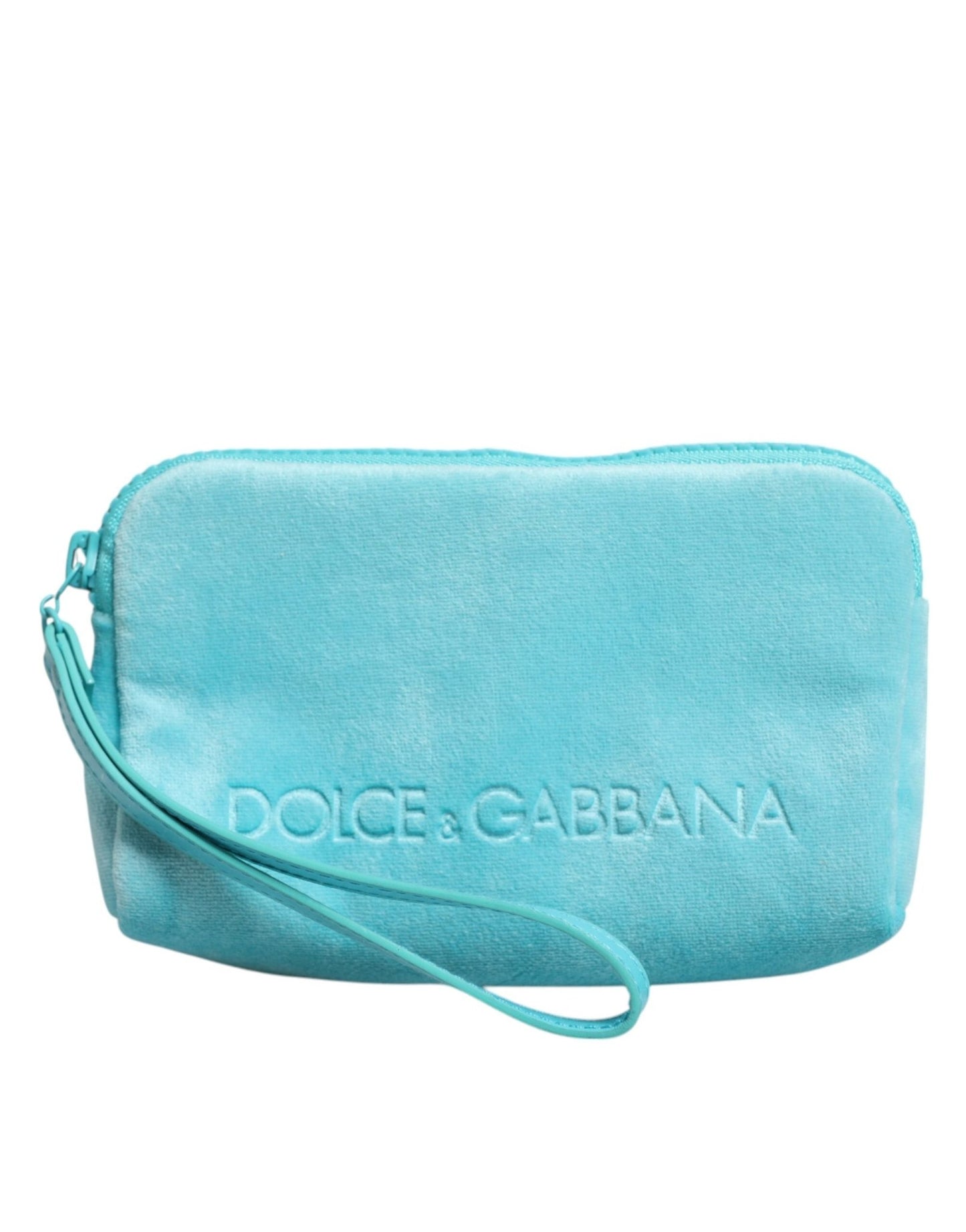 Dolce & Gabbana Light Blue Solid Logo Clutch Sunglasses Holder Pouch Bag – par Dolce & Gabbana | Disponible sur Sandy Store ByNet