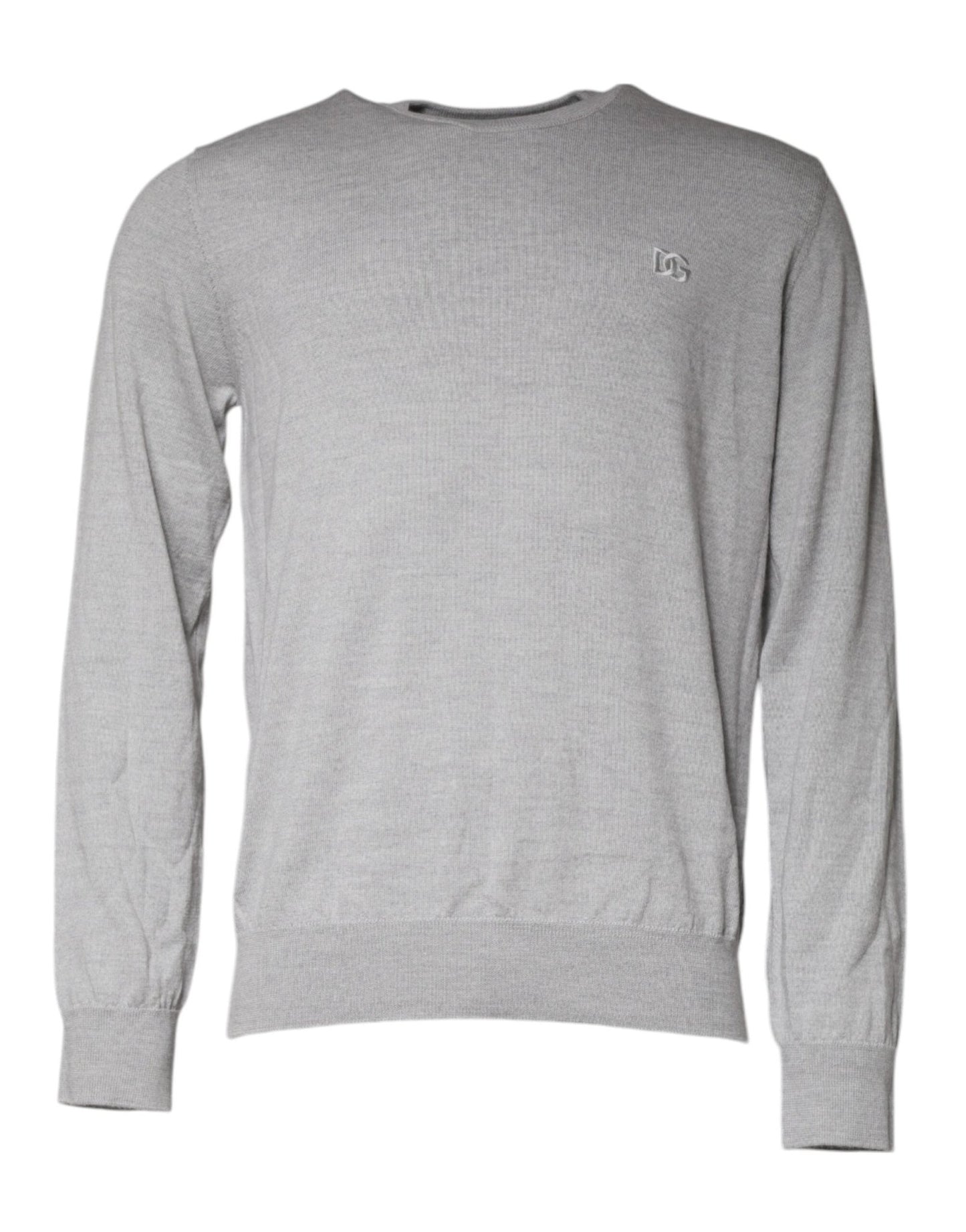 Dolce & Gabbana Light Gray Wool Crew Neck Pullover Sweater – IT50 | L par Dolce & Gabbana | Disponible sur Sandy Store ByNet