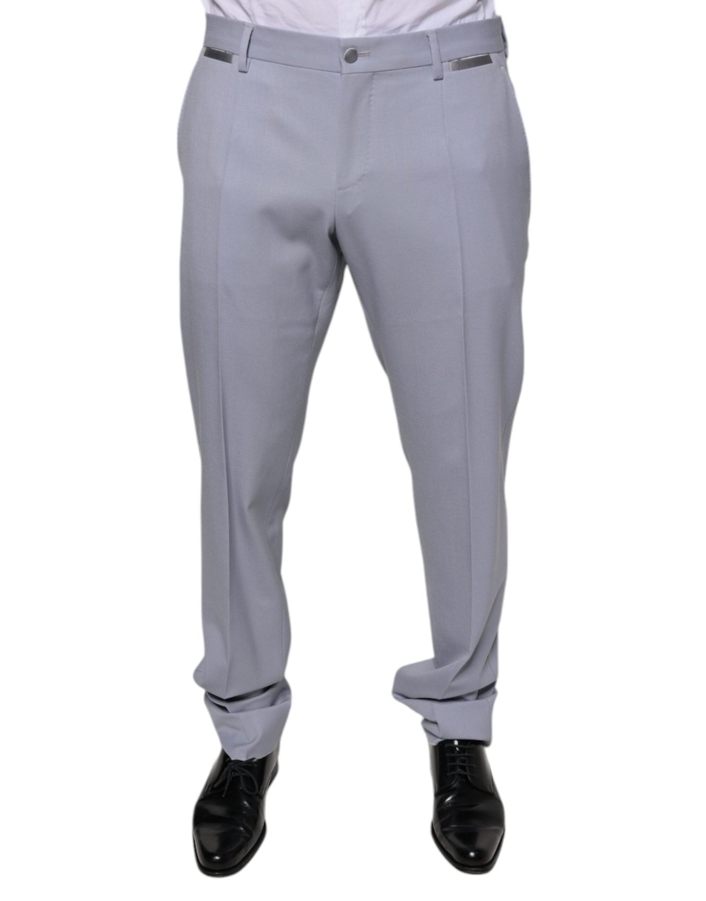 Dolce & Gabbana Light Gray Wool Formal Dress Pants – IT50 | L par Dolce & Gabbana | Disponible sur Sandy Store ByNet