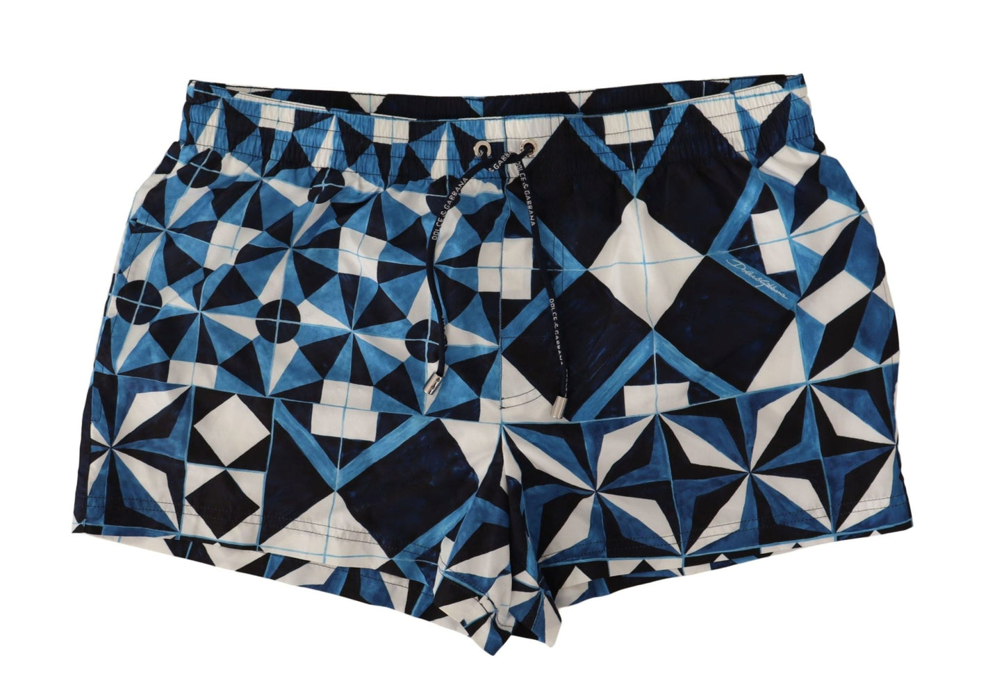 Dolce & Gabbana Majestic Majolica Print Swim Trunks - Sandy Store ByNet