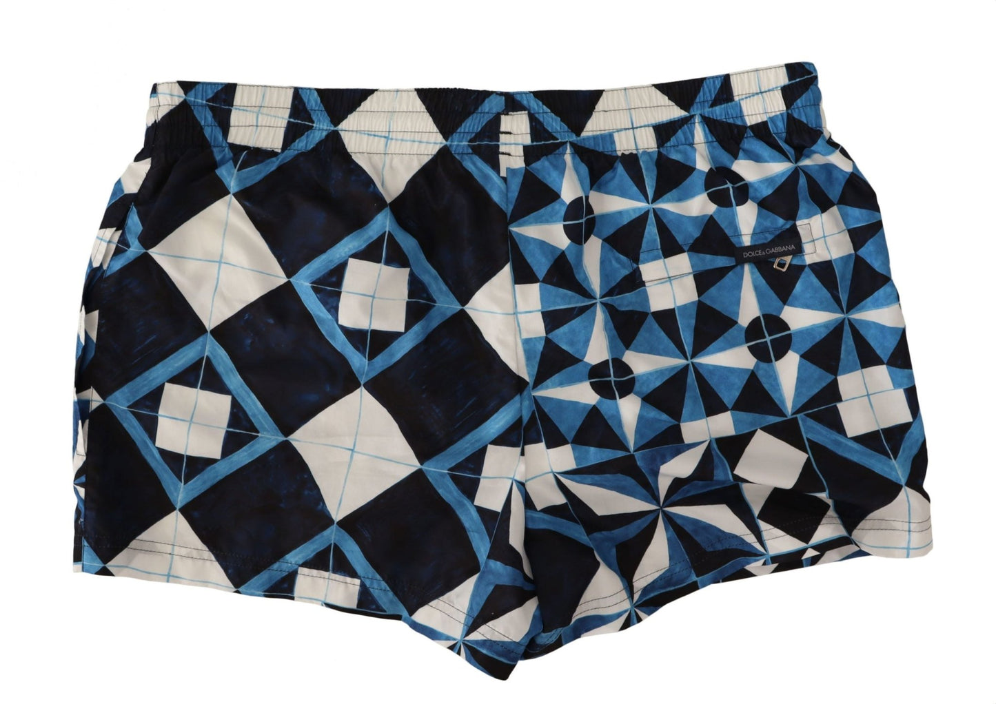 Dolce & Gabbana Majestic Majolica Print Swim Trunks - Sandy Store ByNet