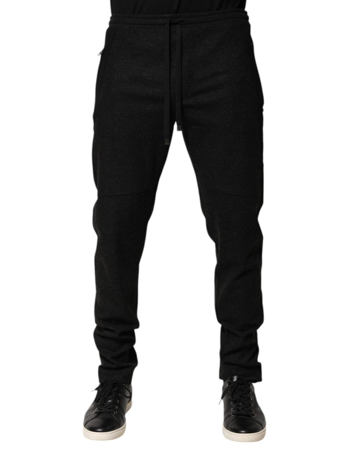 Dolce & Gabbana Marl Black Wool Blend Jogger Sweatpants Pants – IT52 | XL par Dolce & Gabbana | Disponible sur Sandy Store ByNet