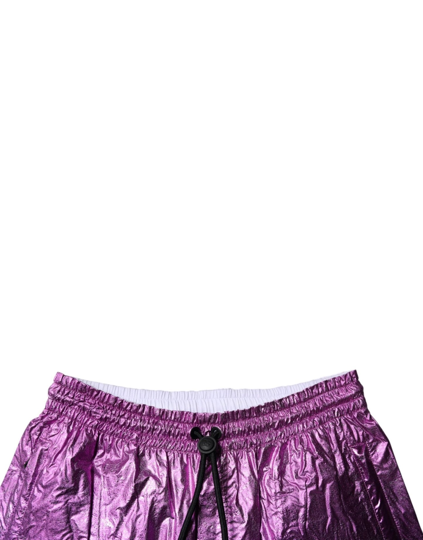 Dolce & Gabbana Metallic Pink Purple Two Tone Bermuda Shorts - Sandy Store ByNet