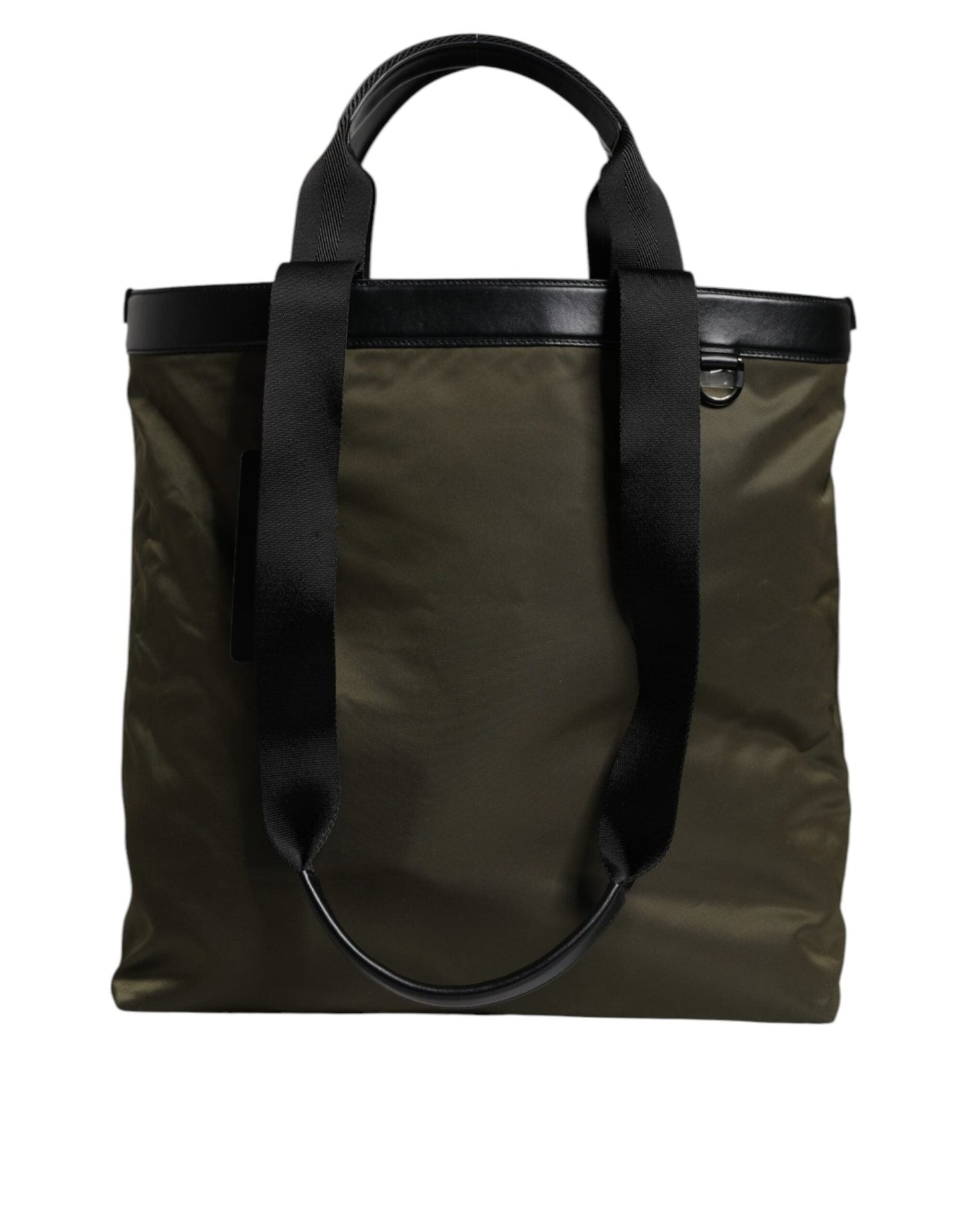 Dolce & Gabbana Military Green Nylon Shoulder Strap Tote Bag - Sandy Store ByNet