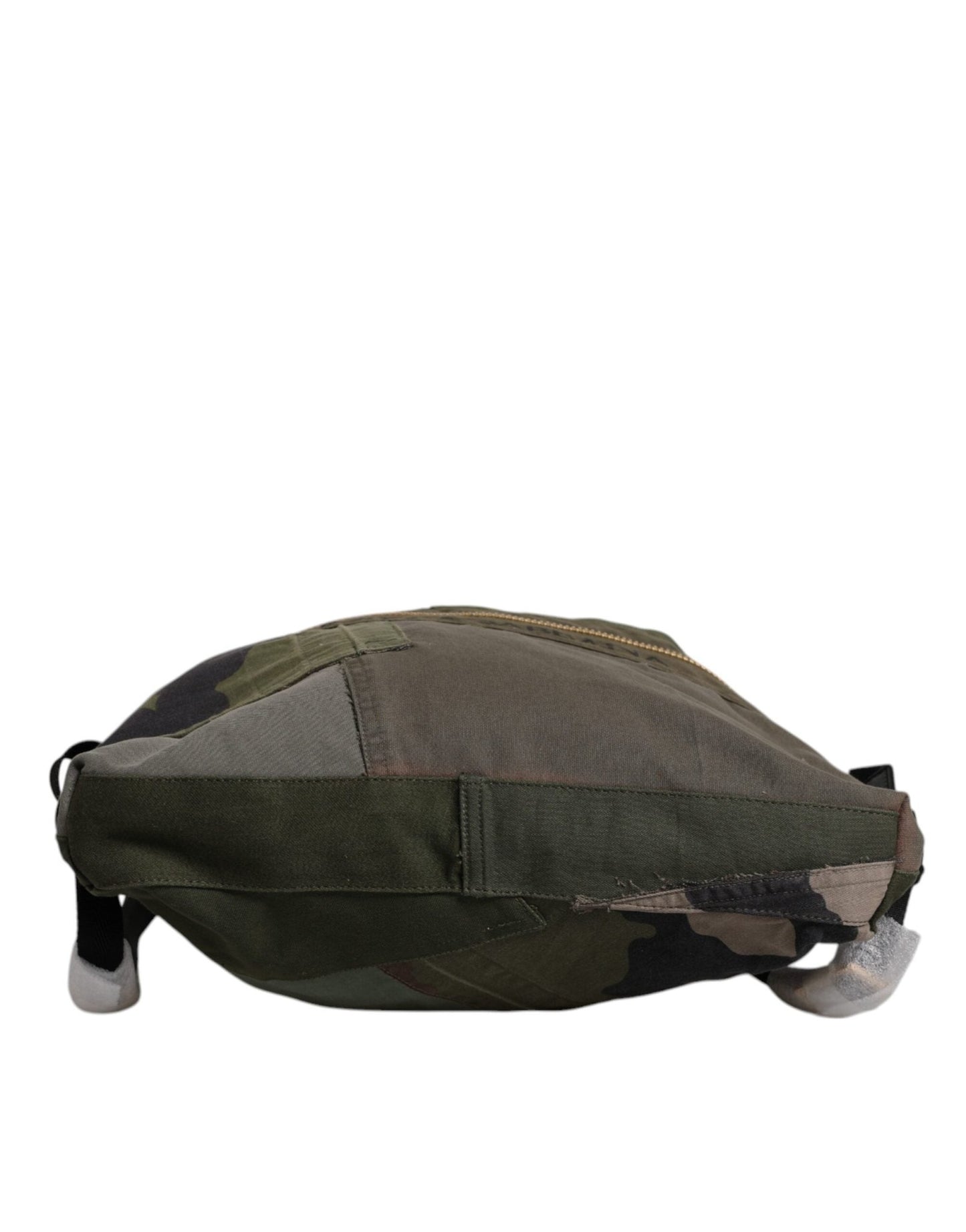 Dolce & Gabbana Military Green Patchwork Rucksack Backpack Bag - Sandy Store ByNet