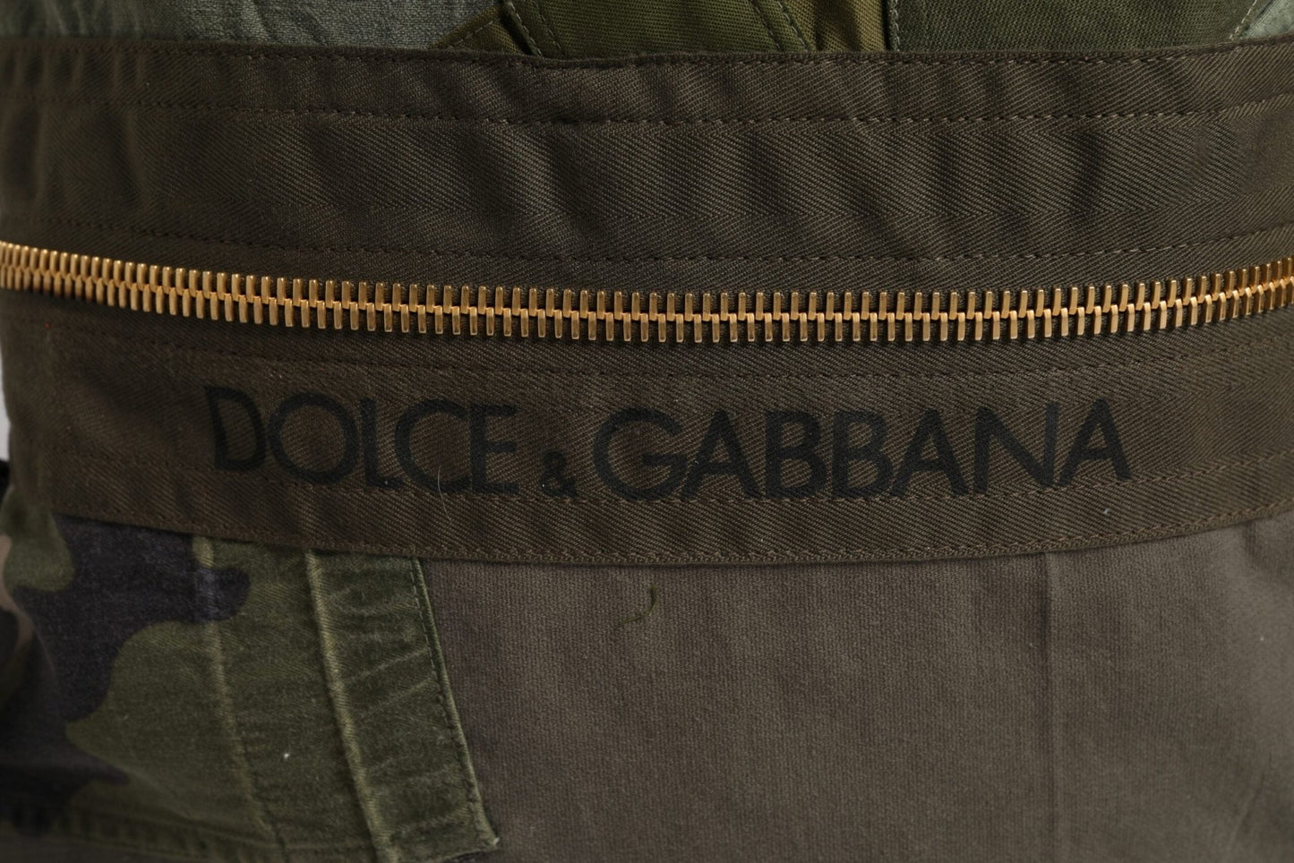 Dolce & Gabbana Military Green Patchwork Rucksack Backpack Bag - Sandy Store ByNet