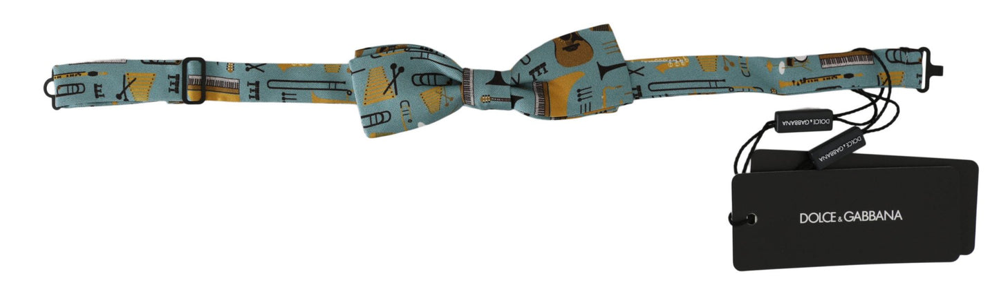 Dolce & Gabbana Mint Green Jazz Club Adjustable Neck Papillon Bow Tie – par Dolce & Gabbana | Disponible sur Sandy Store ByNet
