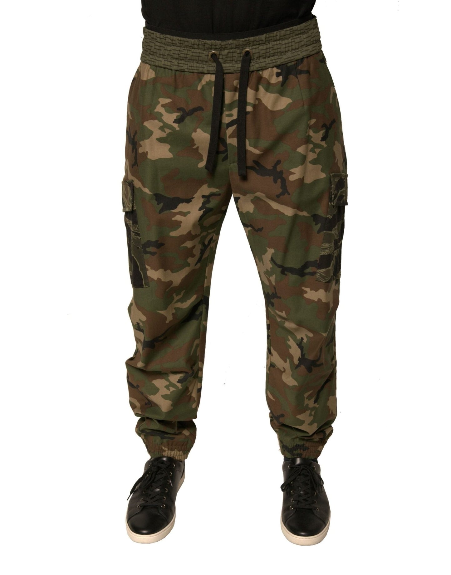 Dolce & Gabbana Multicolor Camouflage Cargo Sweatpants Pants – IT50 | L par Dolce & Gabbana | Disponible sur Sandy Store ByNet