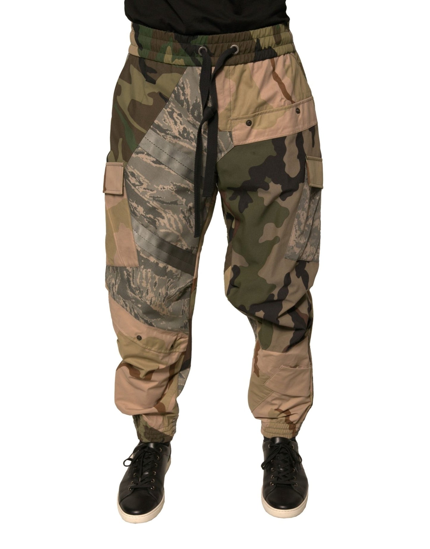 Dolce & Gabbana Multicolor Camouflage Jogger Sweatpants Pants – IT48 | M par Dolce & Gabbana | Disponible sur Sandy Store ByNet