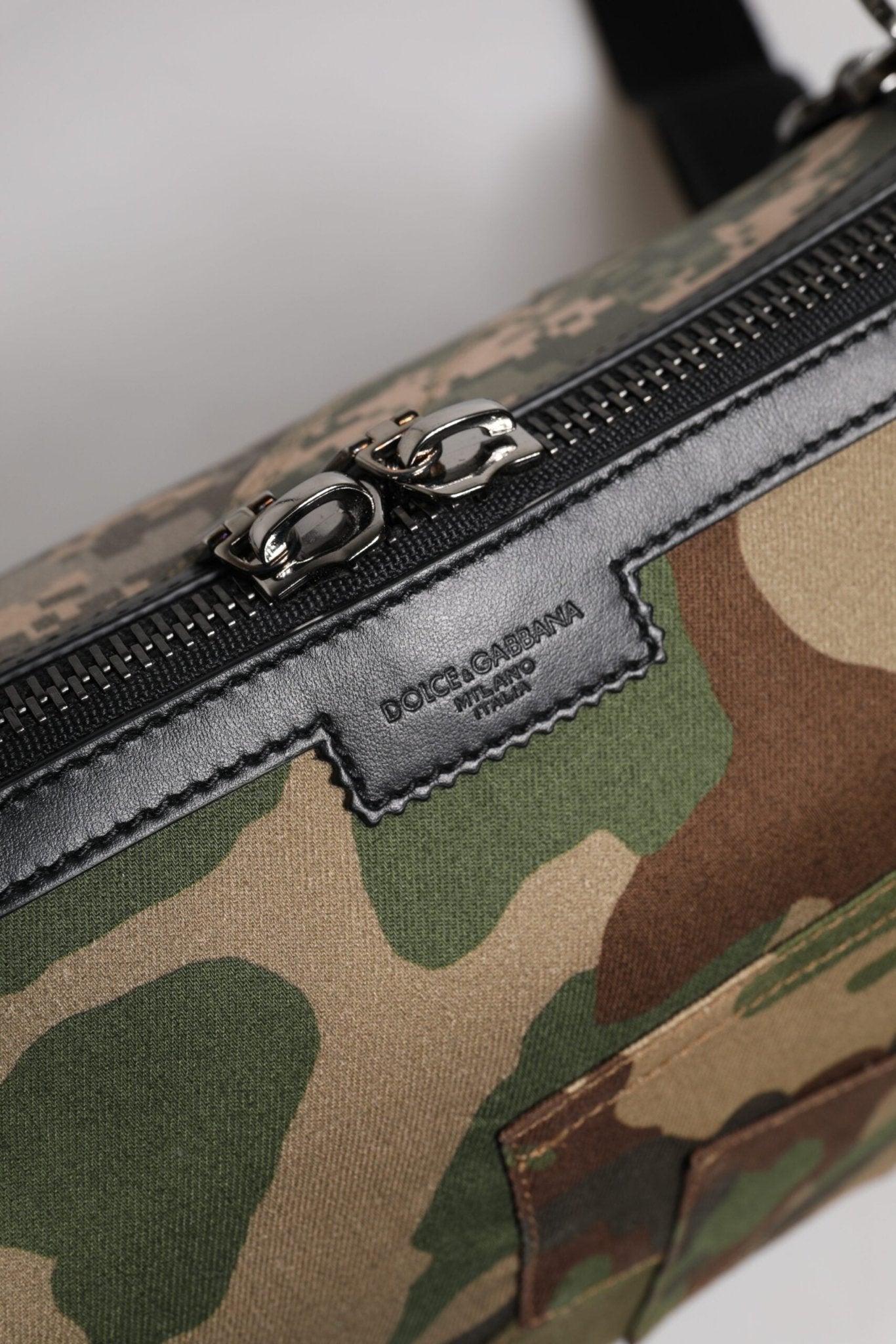 Dolce & Gabbana Multicolor Camouflage Patchwork Crossbody Bag - Sandy Store ByNet