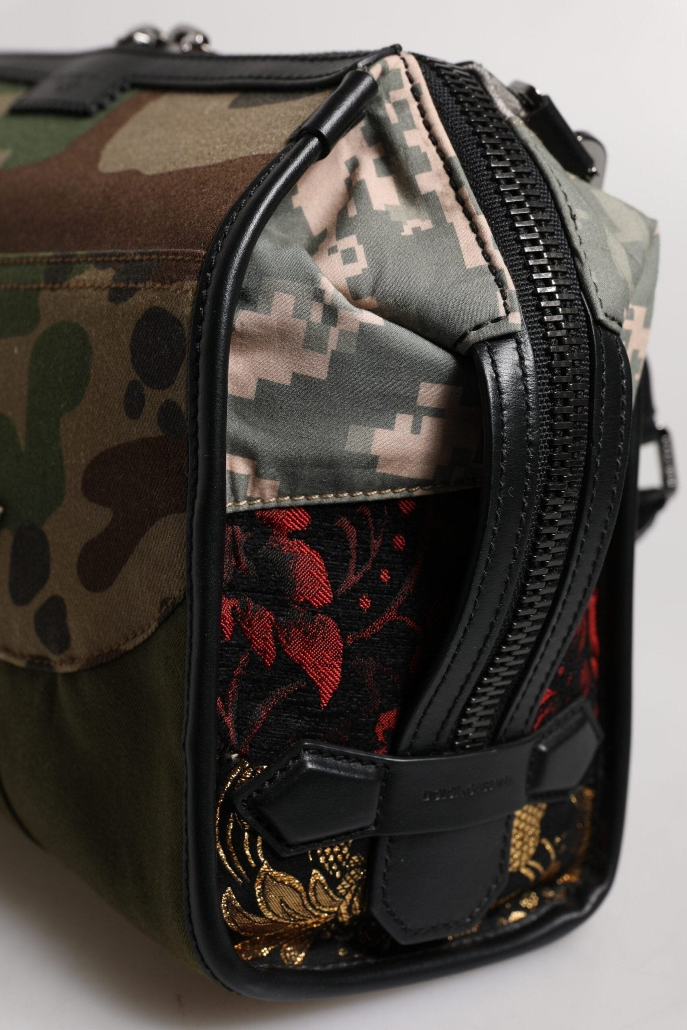 Dolce & Gabbana Multicolor Camouflage Patchwork Crossbody Bag - Sandy Store ByNet