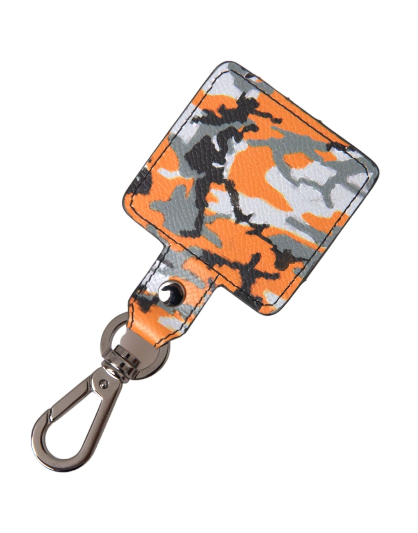 Dolce & Gabbana Multicolor Camouflage Print Leather Metal Airpods Case – par Dolce & Gabbana | Disponible sur Sandy Store ByNet
