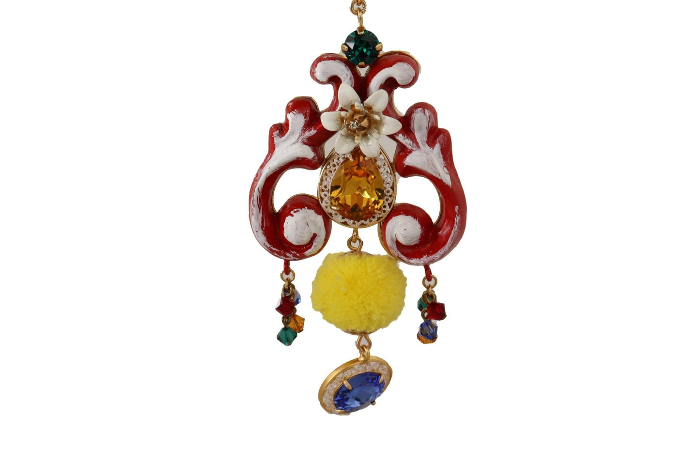 Dolce & Gabbana Multicolor Crystal Statement Necklace - Sandy Store ByNet