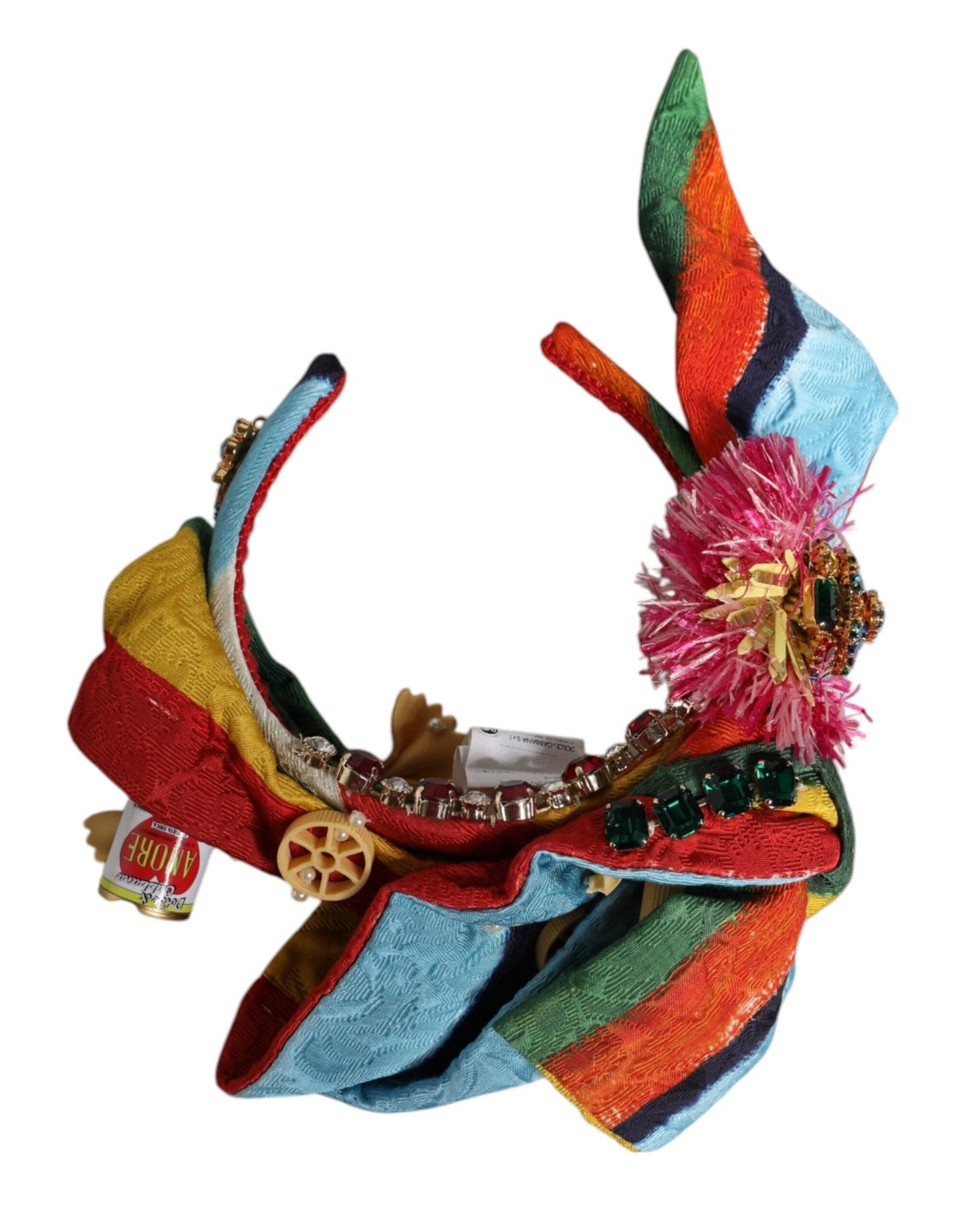 Dolce & Gabbana Multicolor Floral Crystal Embellished Diadem Headband – par Dolce & Gabbana | Disponible sur Sandy Store ByNet