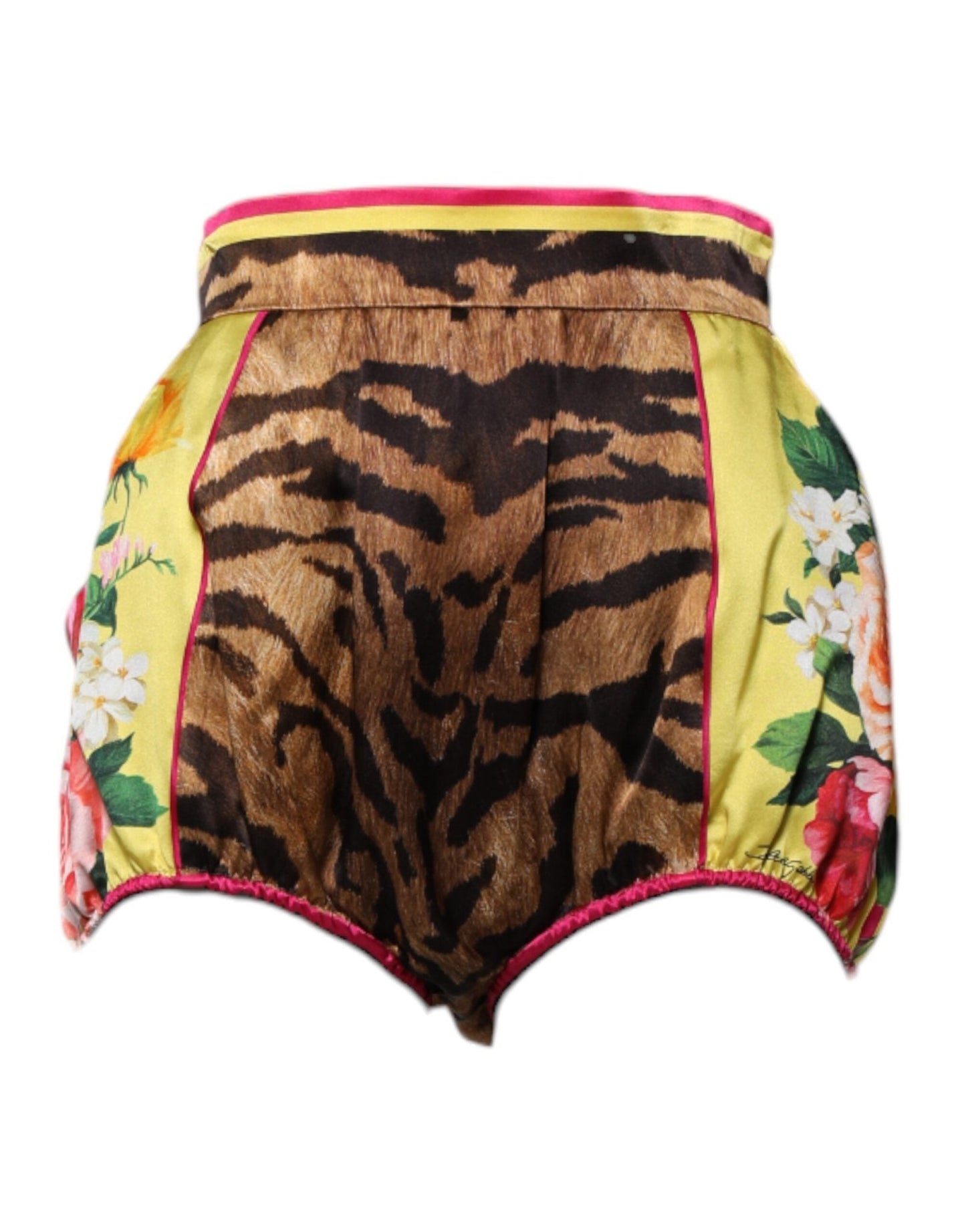 Dolce & Gabbana Multicolor Floral High Waist Hot Pants Shorts – IT40|S par Dolce & Gabbana | Disponible sur Sandy Store ByNet