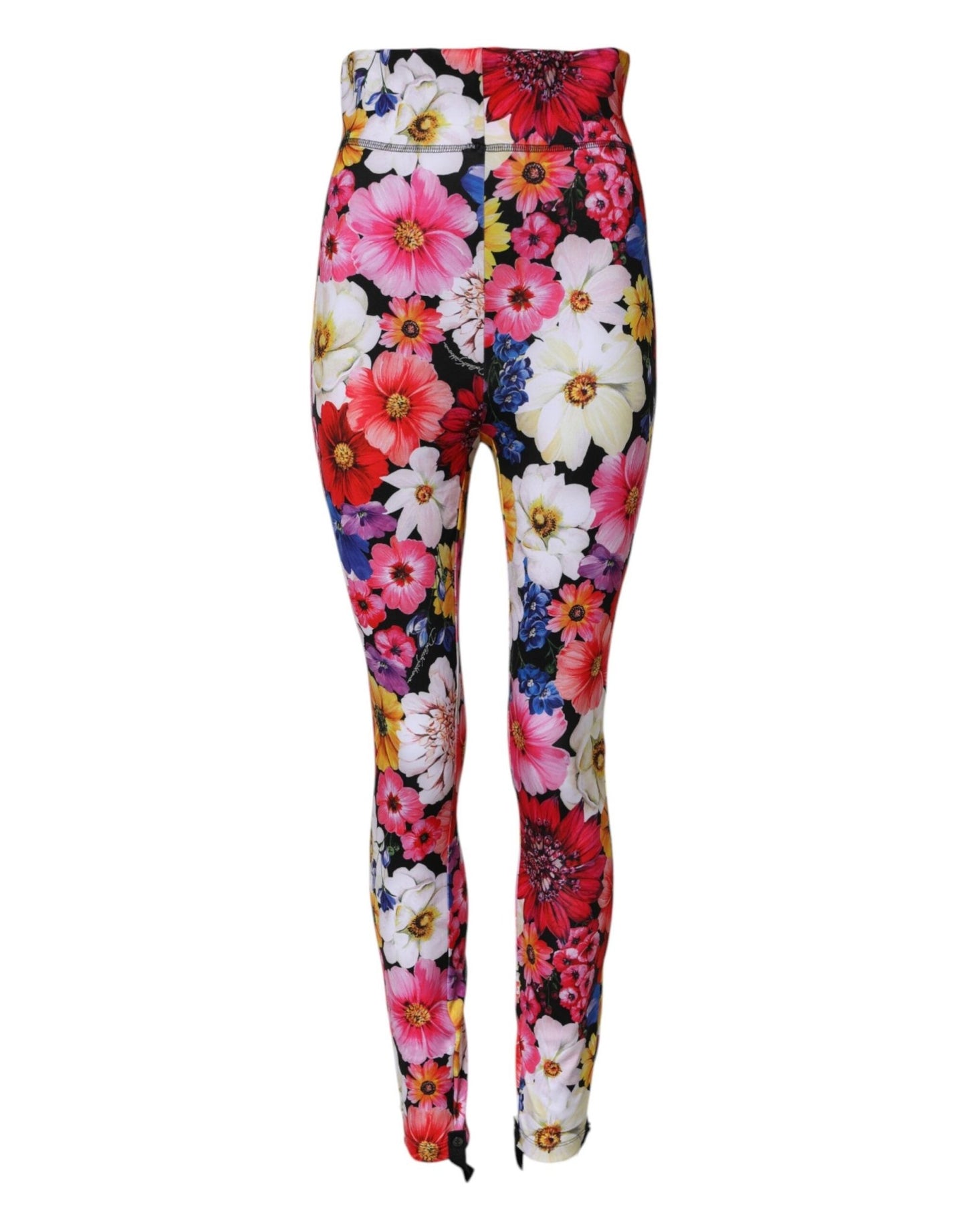 Dolce & Gabbana Multicolor Floral High Waist Leggings Pants – IT40|S par Dolce & Gabbana | Disponible sur Sandy Store ByNet