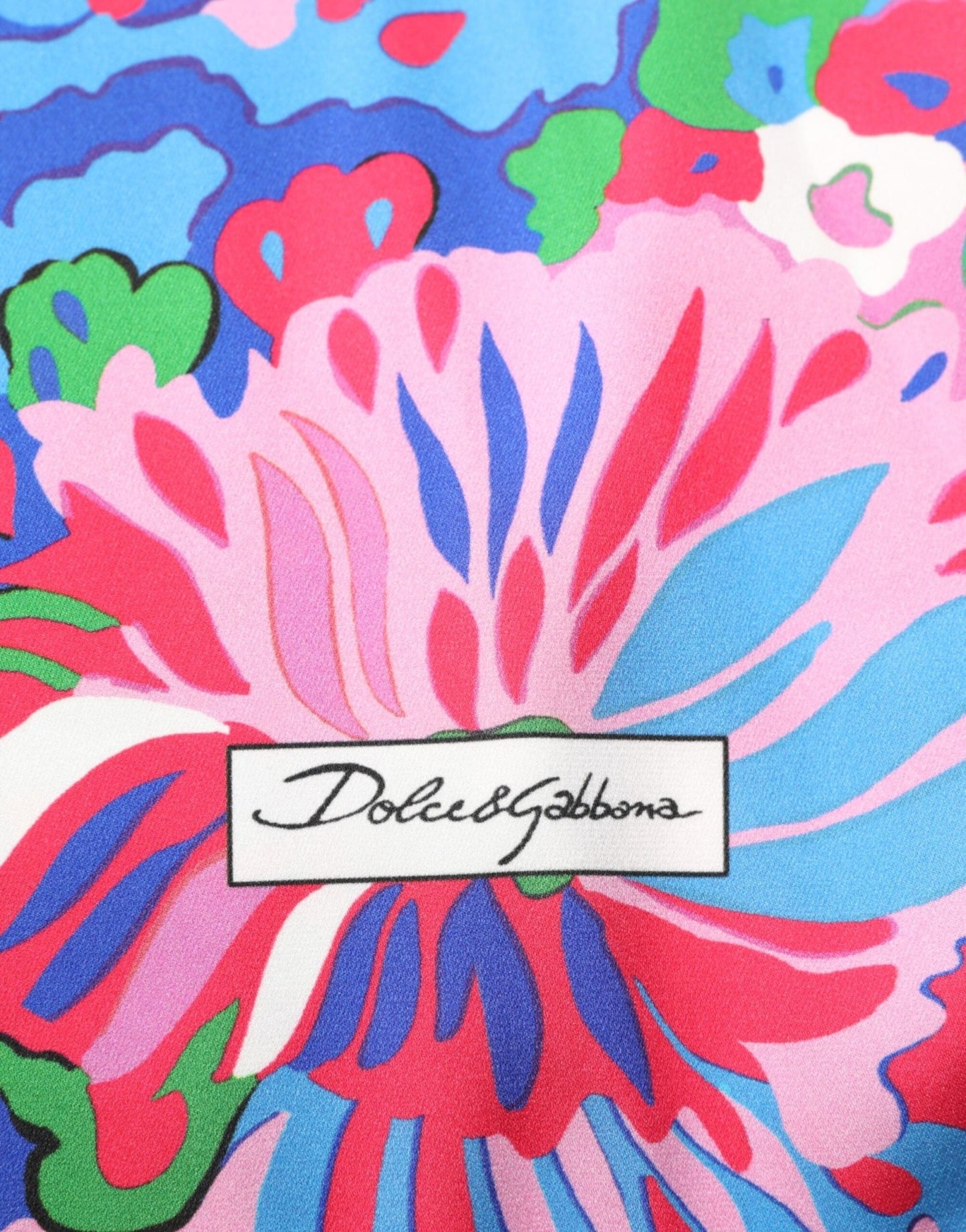 Dolce & Gabbana Multicolor Floral Printed Tunic Blouse Top – IT38 | XS par Dolce & Gabbana | Disponible sur Sandy Store ByNet