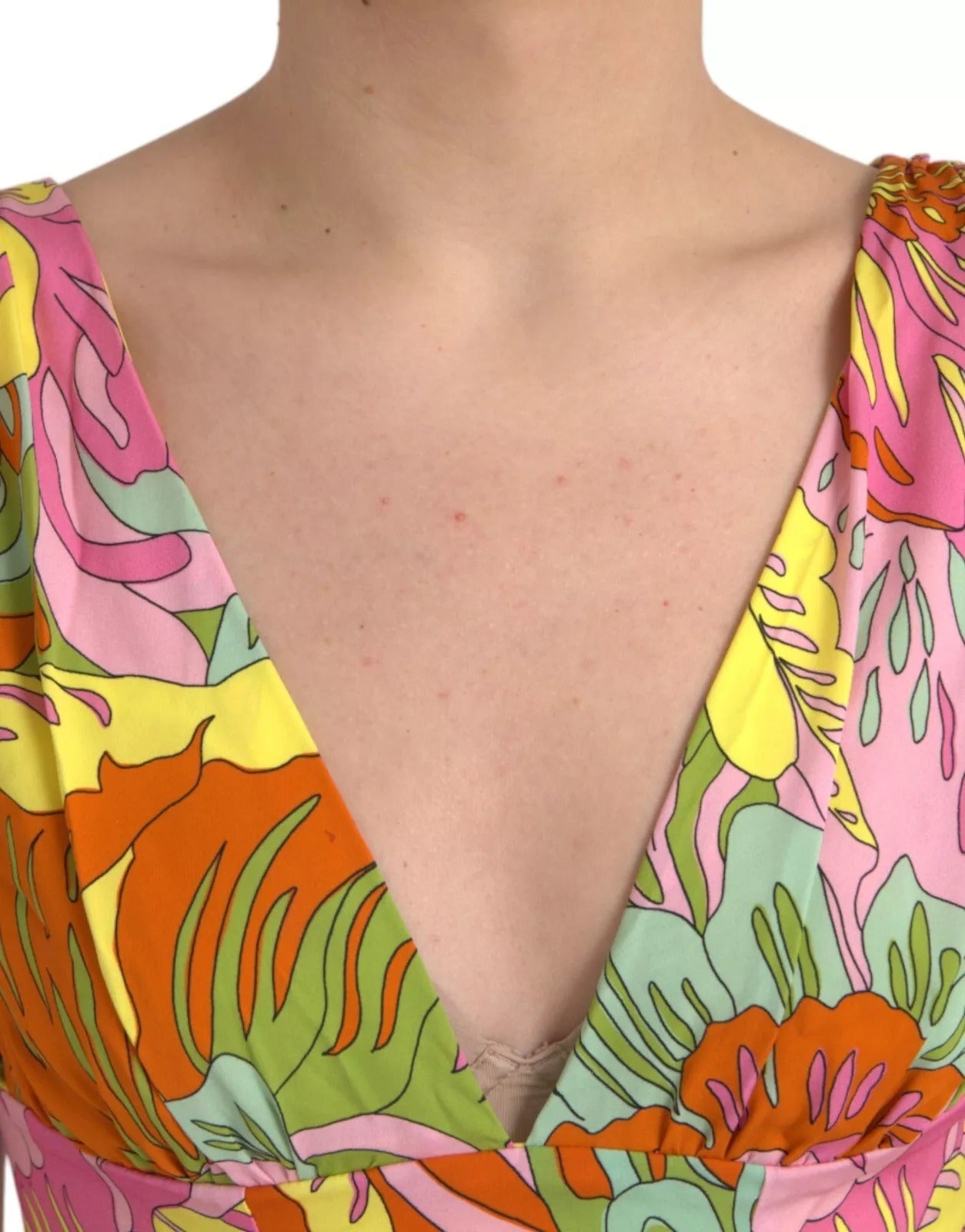 Dolce & Gabbana Multicolor Floral Silk Flared Mini Dress – IT40|S par Dolce & Gabbana | Disponible sur Sandy Store ByNet