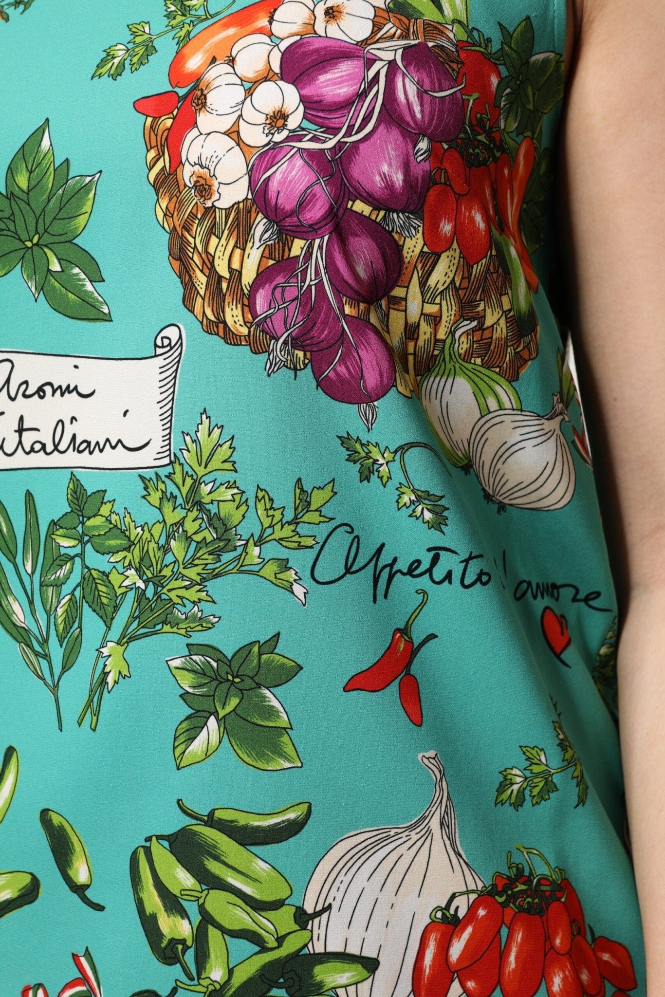 Dolce & Gabbana Multicolor Floral Silk Sleeveless Tank Top - Sandy Store ByNet