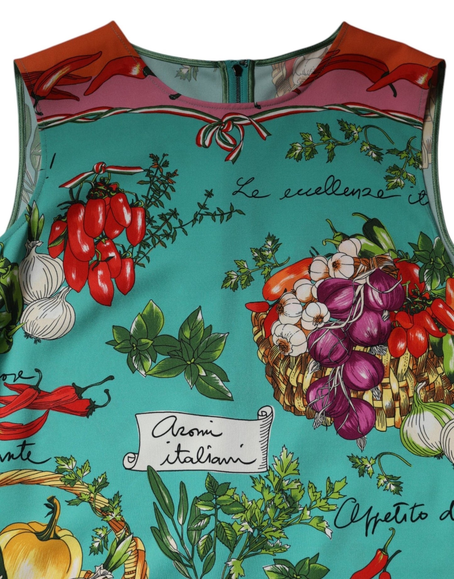 Dolce & Gabbana Multicolor Floral Silk Sleeveless Tank Top - Sandy Store ByNet