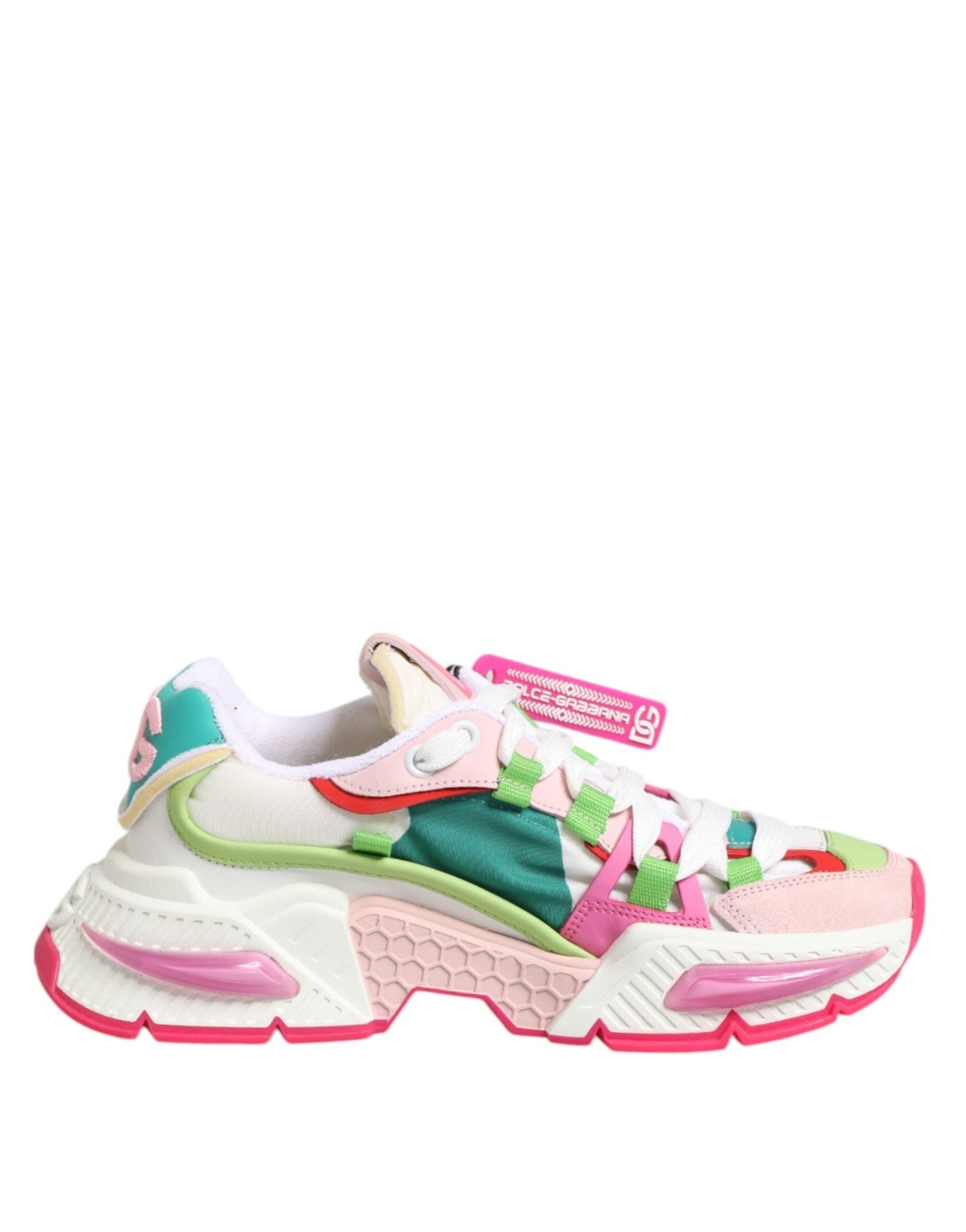 Dolce & Gabbana Multicolor Leather Airmaster Low Top Sneaker Shoes – EU35/US4.5 par Dolce & Gabbana | Disponible sur Sandy Store ByNet