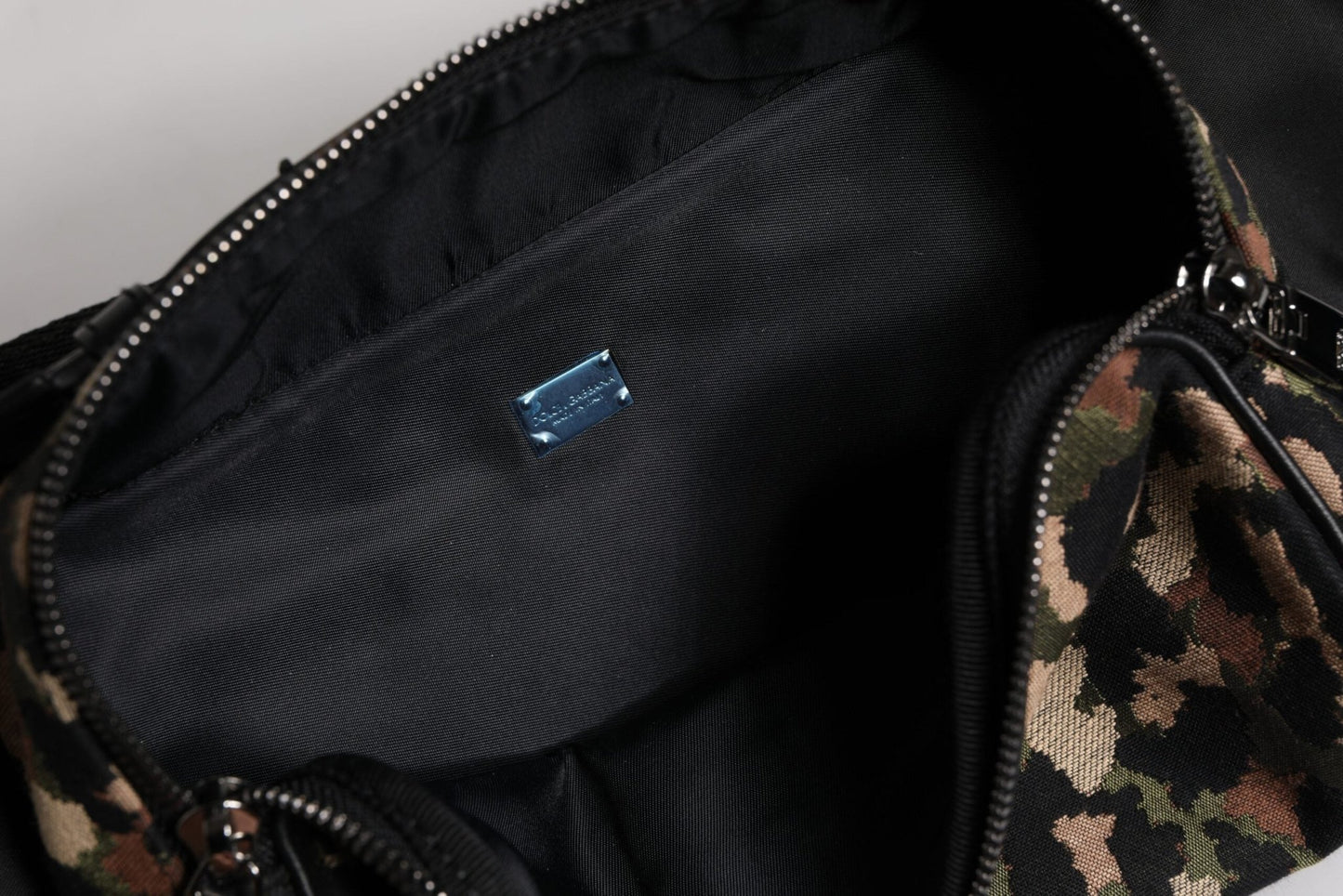 Dolce & Gabbana Multicolor Leopard DG Logo Belt Waist Fanny Pack Bag - Sandy Store ByNet