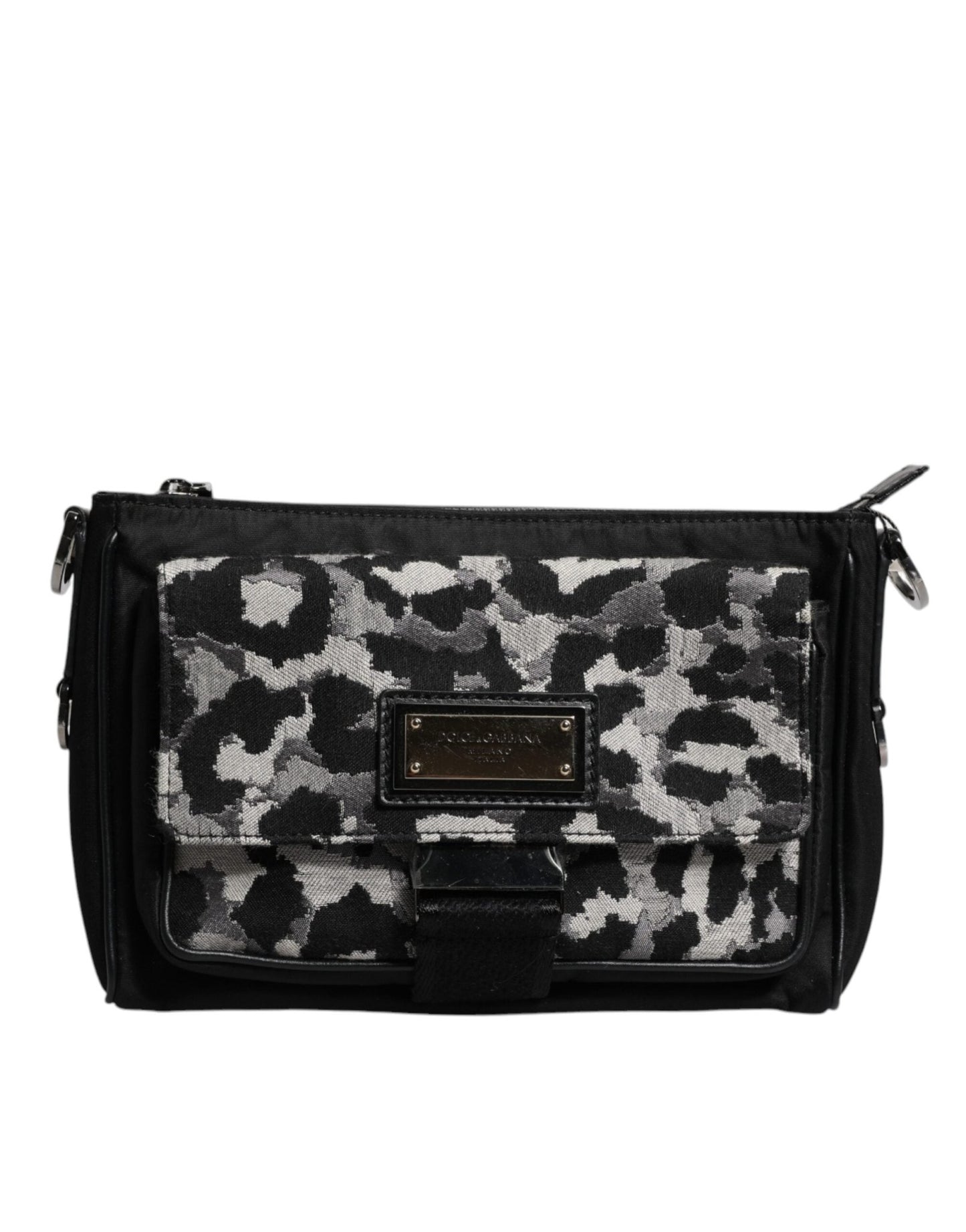 Dolce & Gabbana Multicolor Leopard Jacquard Crossbody Bag – par Dolce & Gabbana | Disponible sur Sandy Store ByNet